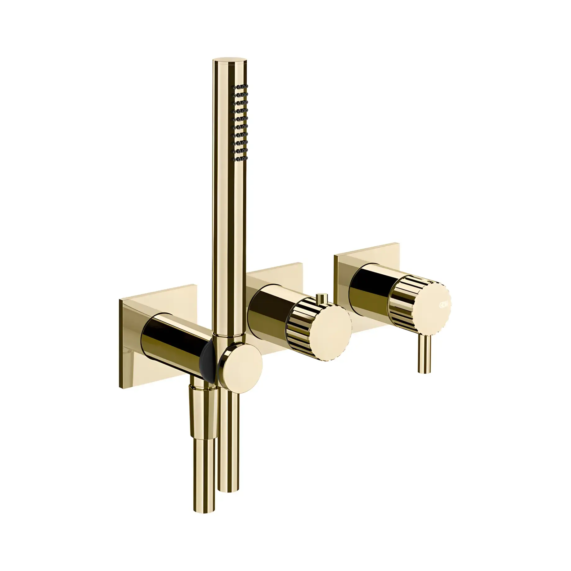 Змішувач для душу Incastri Виробник 75036-710 Brass PVD — вид спереду