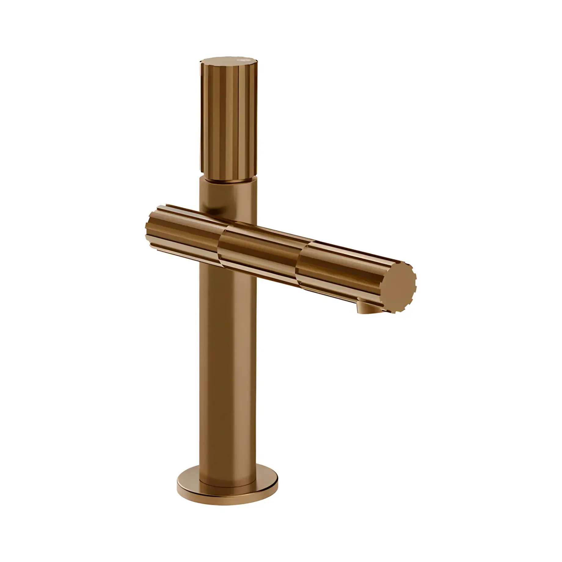 Змішувач для раковини Incastri Виробник 75051-791 Deep Bronze Brushed PVD — вид спереду