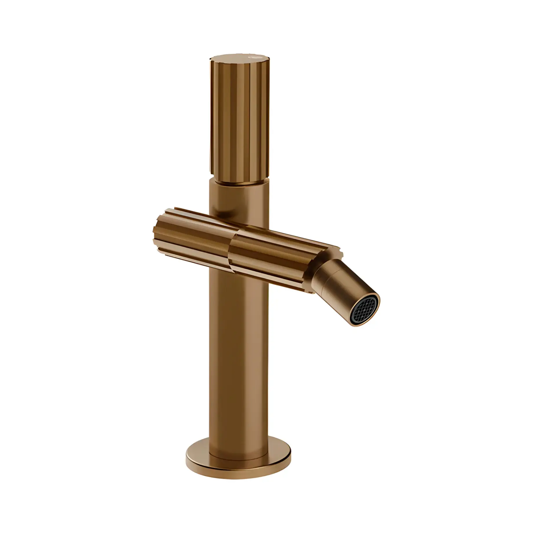 Змішувач для біде Incastri Виробник 75067-791 Deep Bronze Brushed PVD — вид спереду