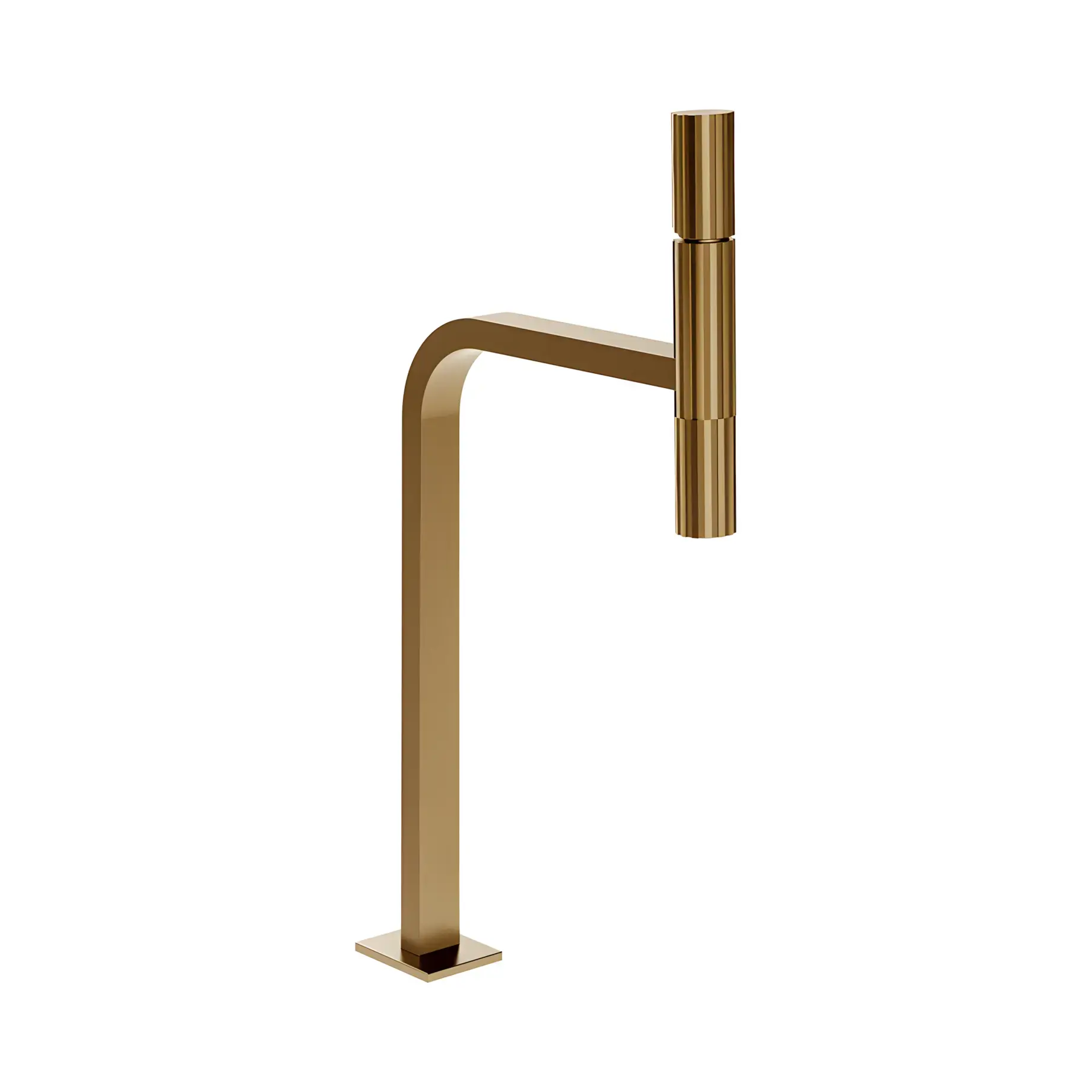 Змішувач для раковини Incastri Виробник 75204-726 Warm Bronze Br. PVD — вид спереду