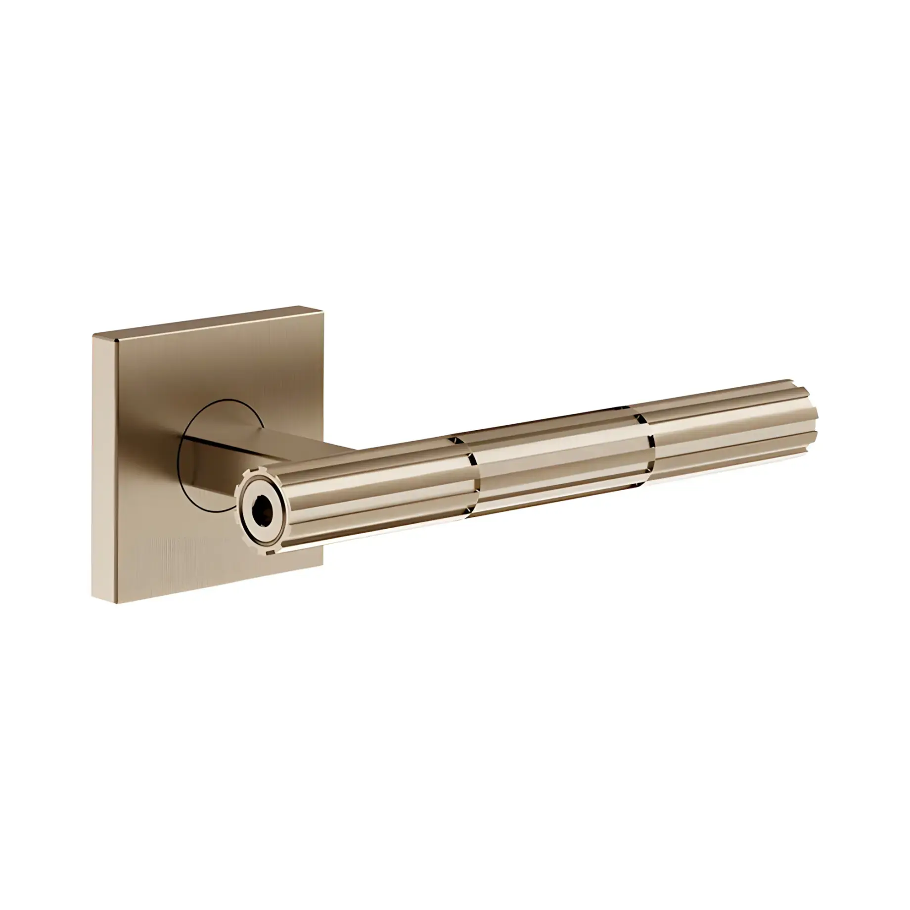 Комплект дверних ручок Incastri Виробник 75542-149 Finox Brushed Nickel — вид спереду