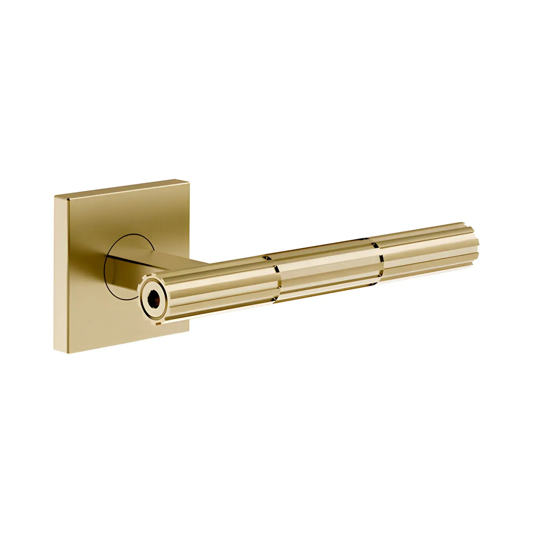 Комплект дверних ручок Incastri Виробник 75542-727 Brass Brushed PVD — вид спереду