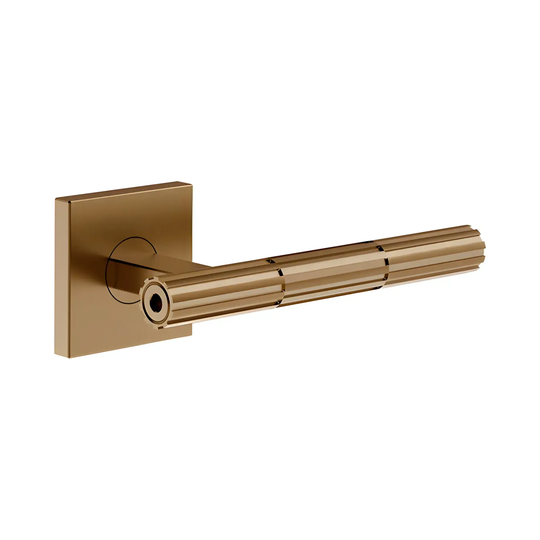 Комплект дверних ручок Incastri Виробник 75542-791 Deep Bronze Brushed PVD — вид спереду