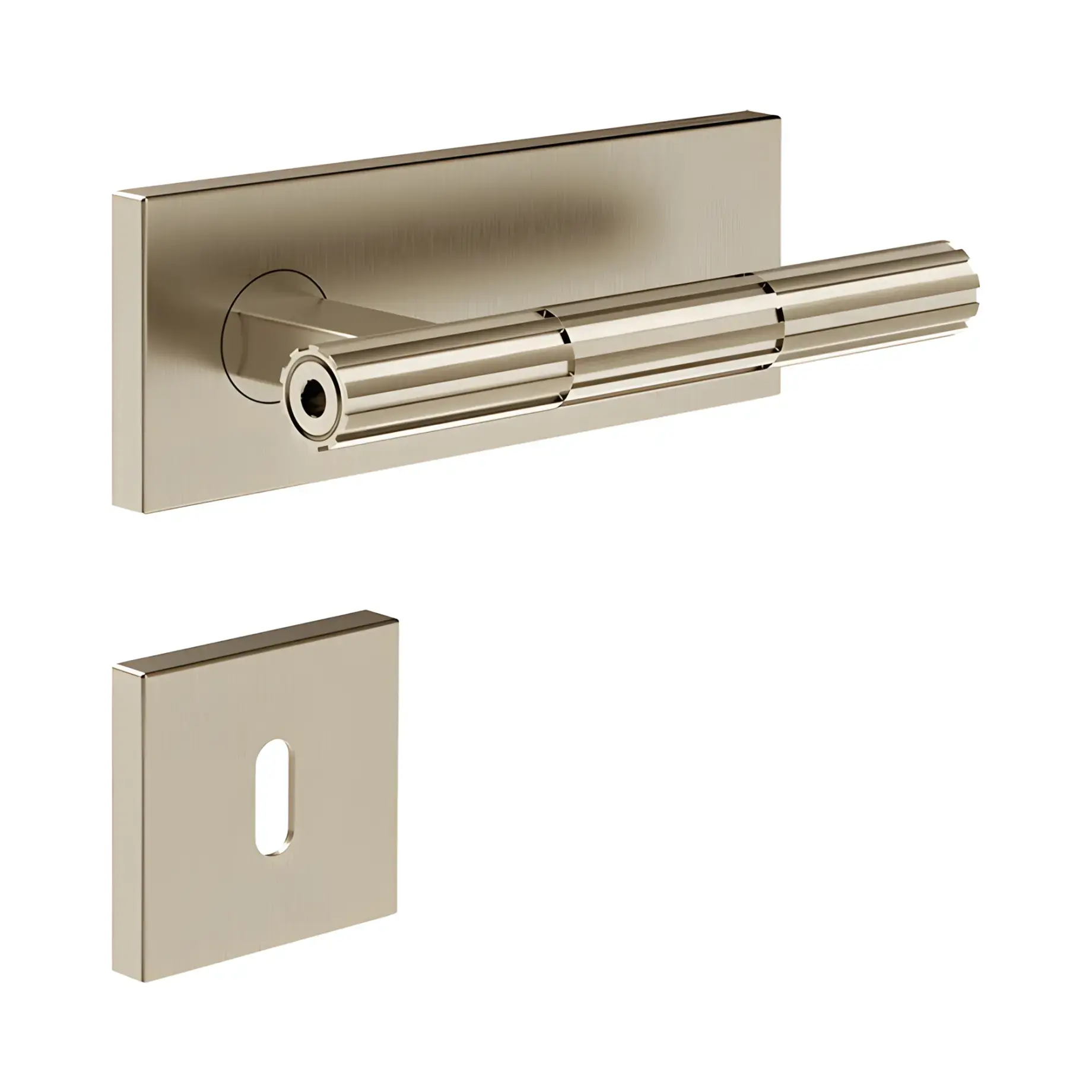 Дверна ручка Incastri Виробник 75544-149 Finox Brushed Nickel — вид спереду
