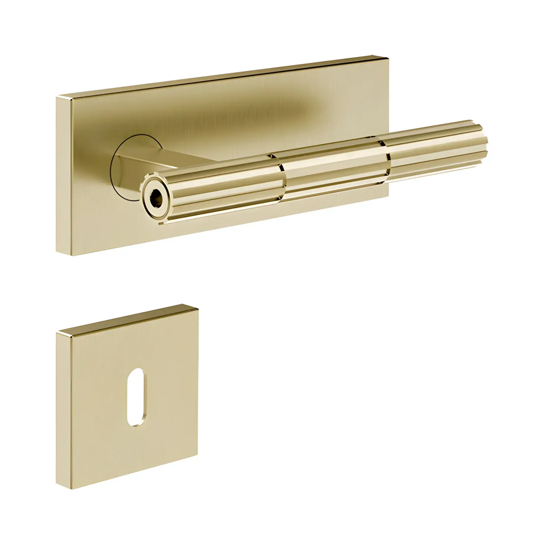 Дверна ручка Incastri Виробник 75544-727 Brass Brushed PVD — вид спереду