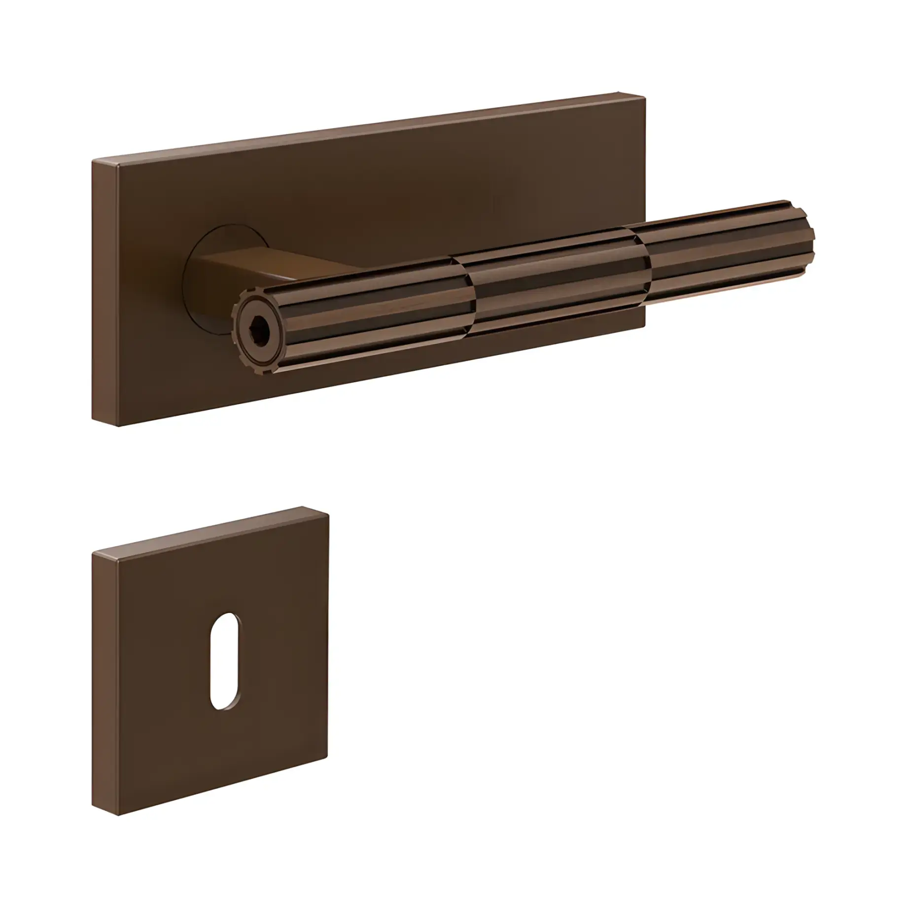 Дверна ручка Incastri Виробник 75544-845 Dark Bronze — вид спереду