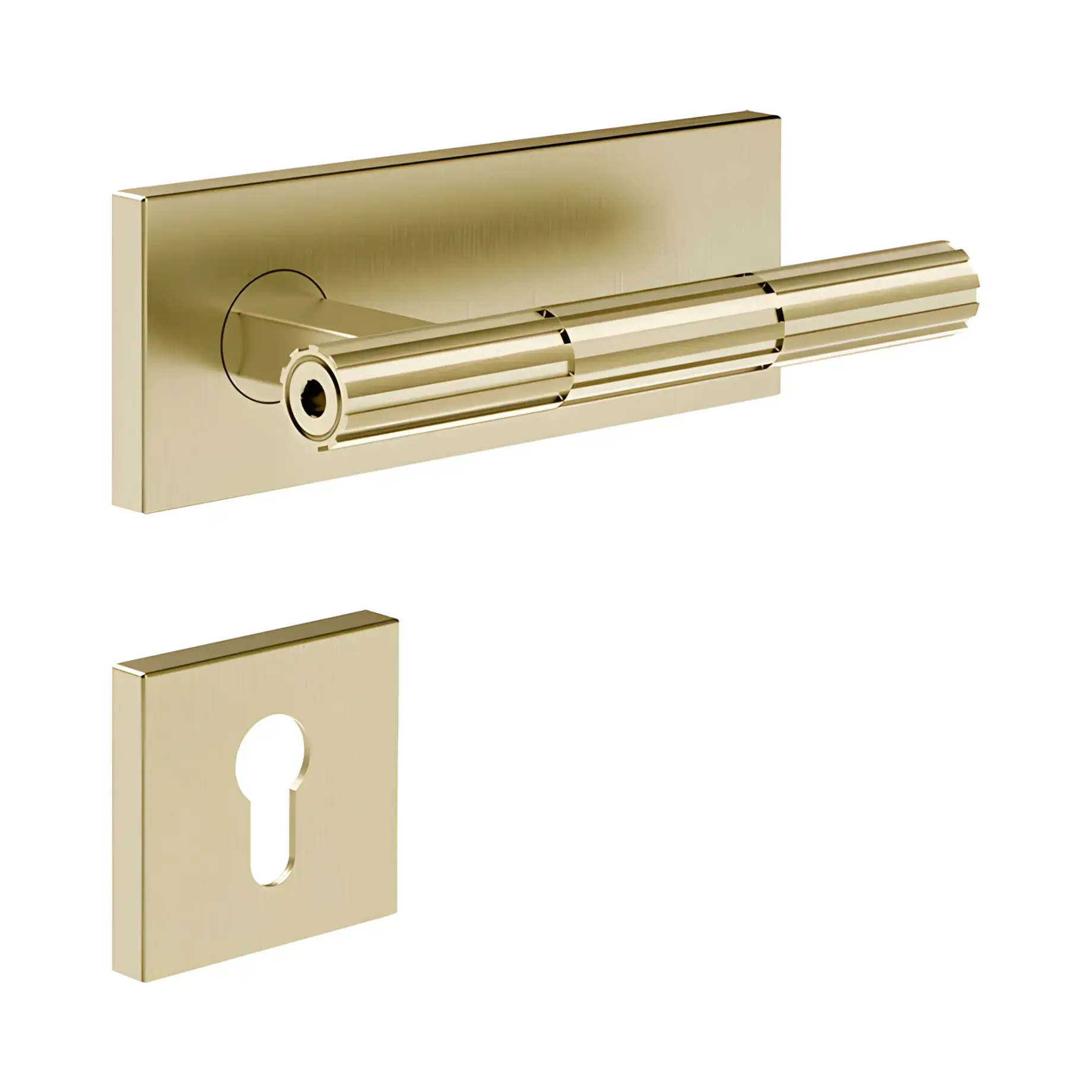 Дверна ручка Incastri Виробник 75545-727 Brass Brushed PVD — вид спереду