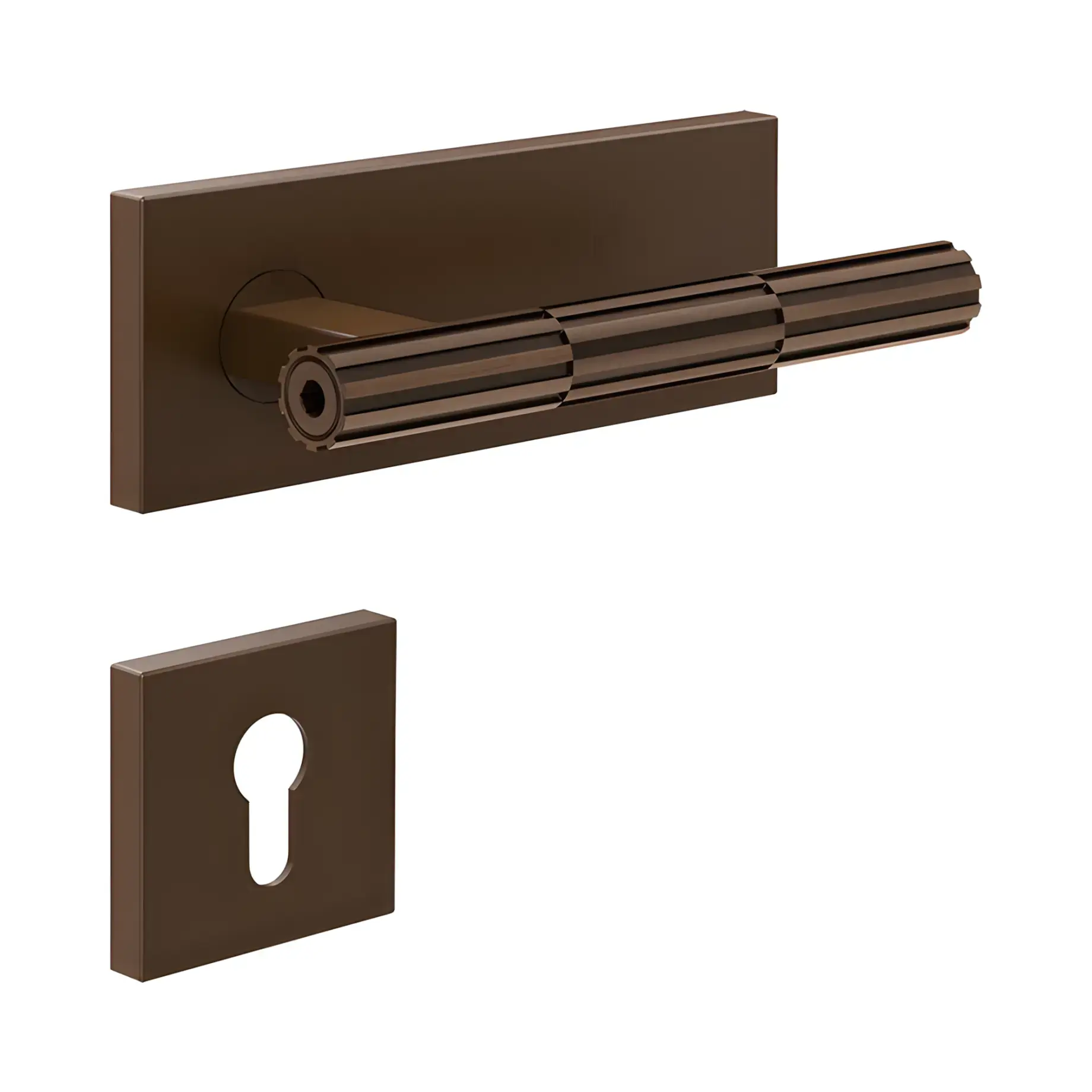 Дверна ручка Incastri Виробник 75545-845 Dark Bronze — вид спереду