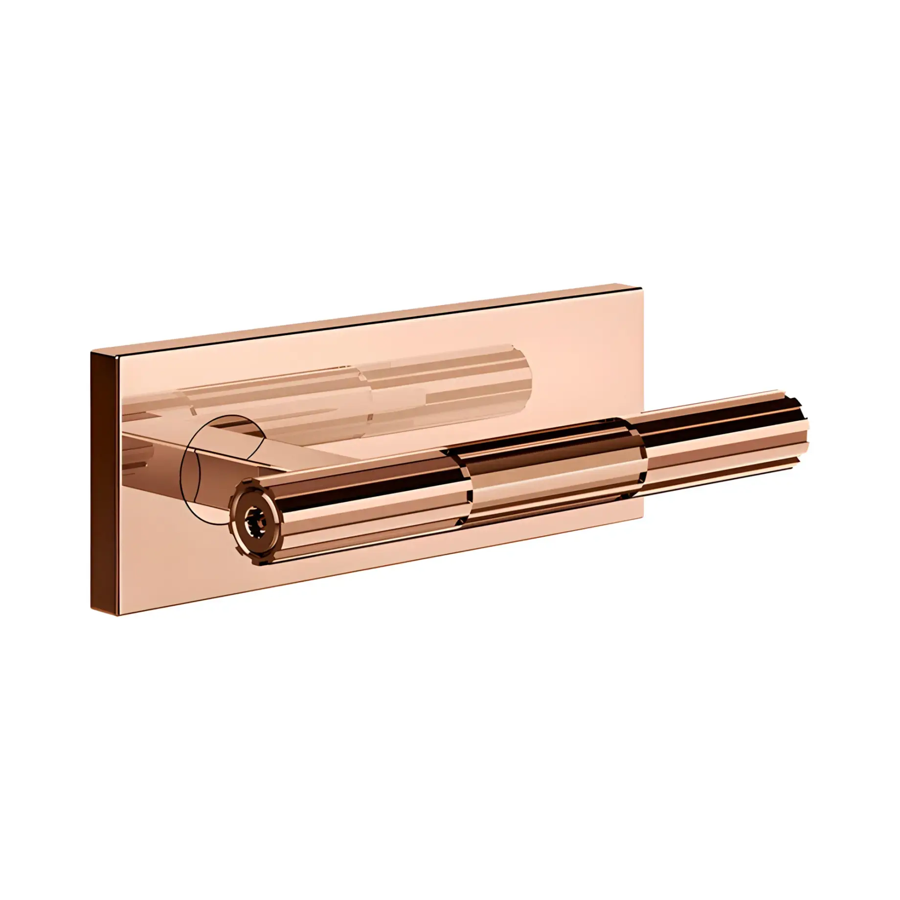 Дверна ручка Incastri Виробник 75546-030 COPPER PVD — вид спереду