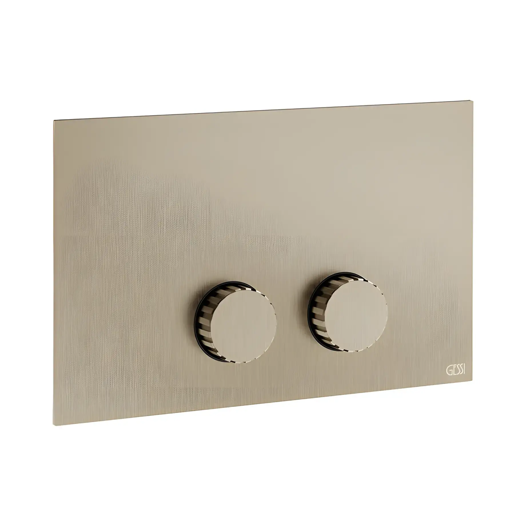 Клавіша змиву Incastri Виробник 75611-149 Finox Brushed Nickel — вид спереду