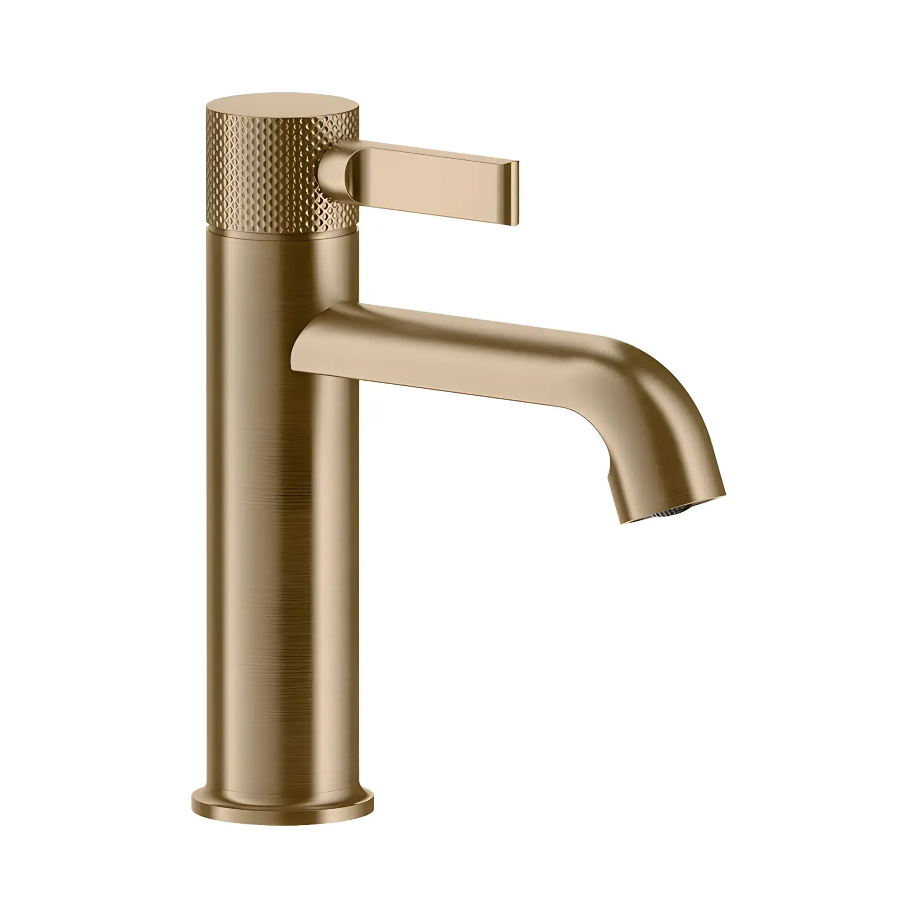 Смеситель для раковины Inciso Производитель 58001-726 Warm Bronze Br. PVD — вид спереди