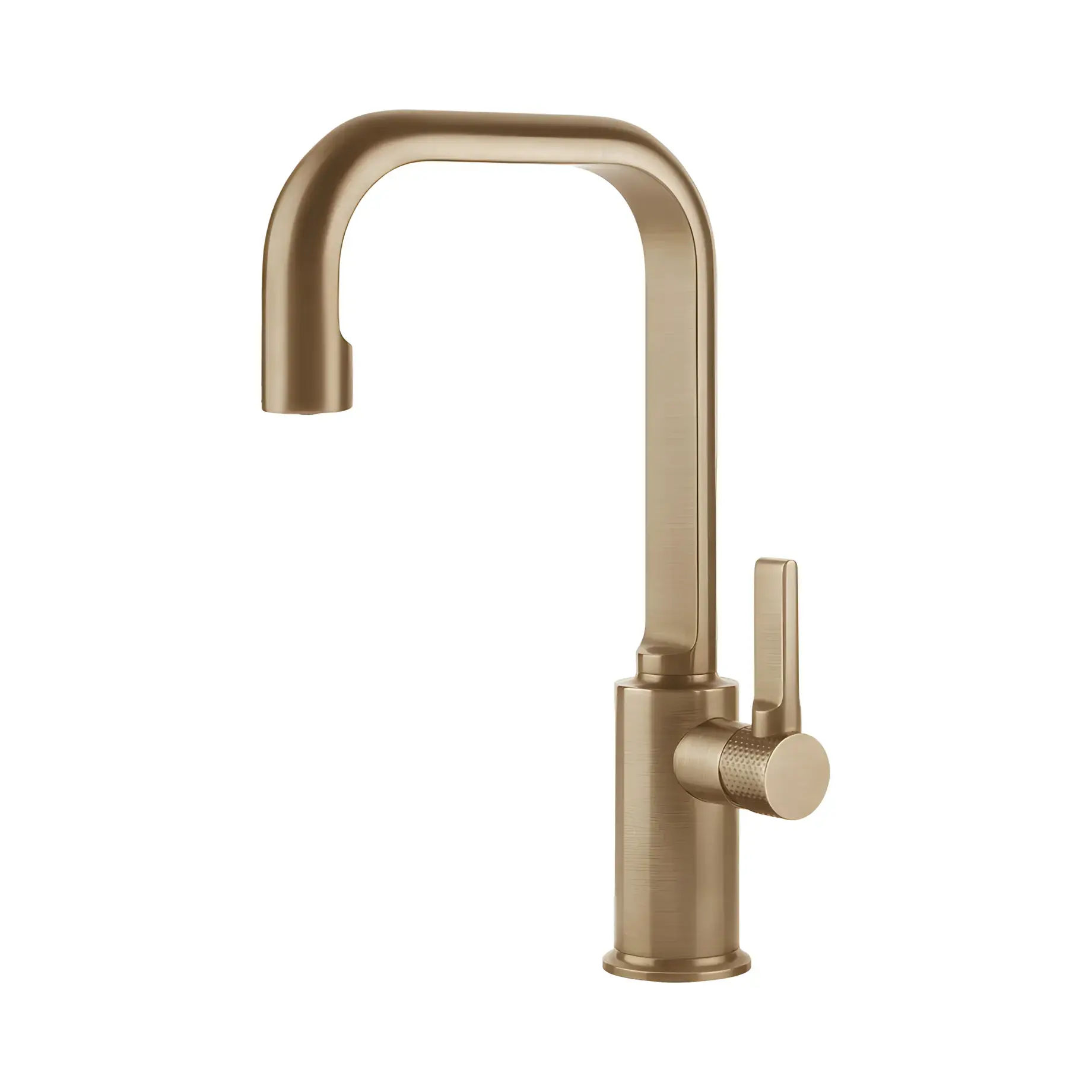 Змішувач для раковини Inciso Gessi 58006-726 Warm Bronze Br. PVD — вид на білому тлі