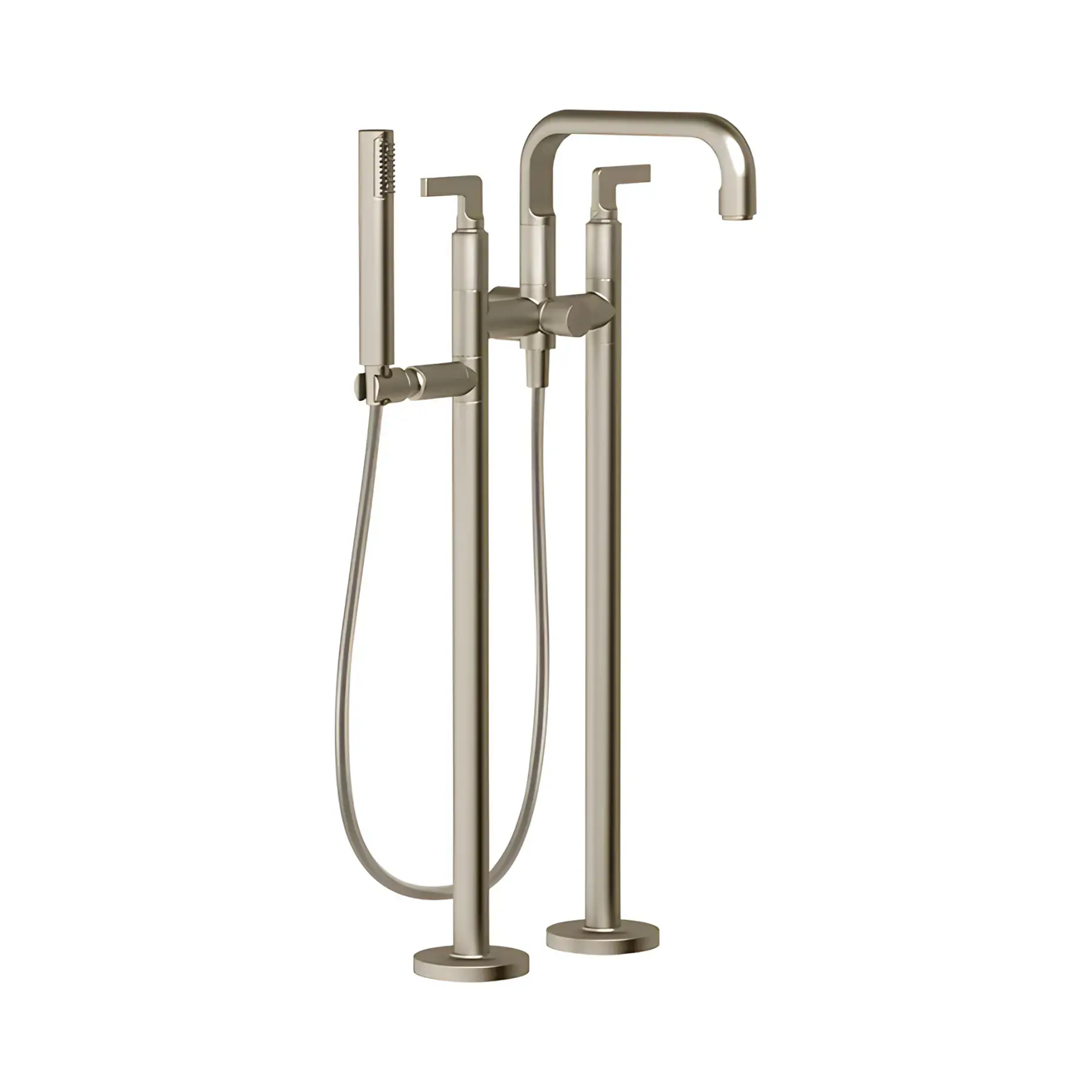 Змішувач для ванни Inciso Виробник 58029-149 Finox Brushed Nickel — вид спереду