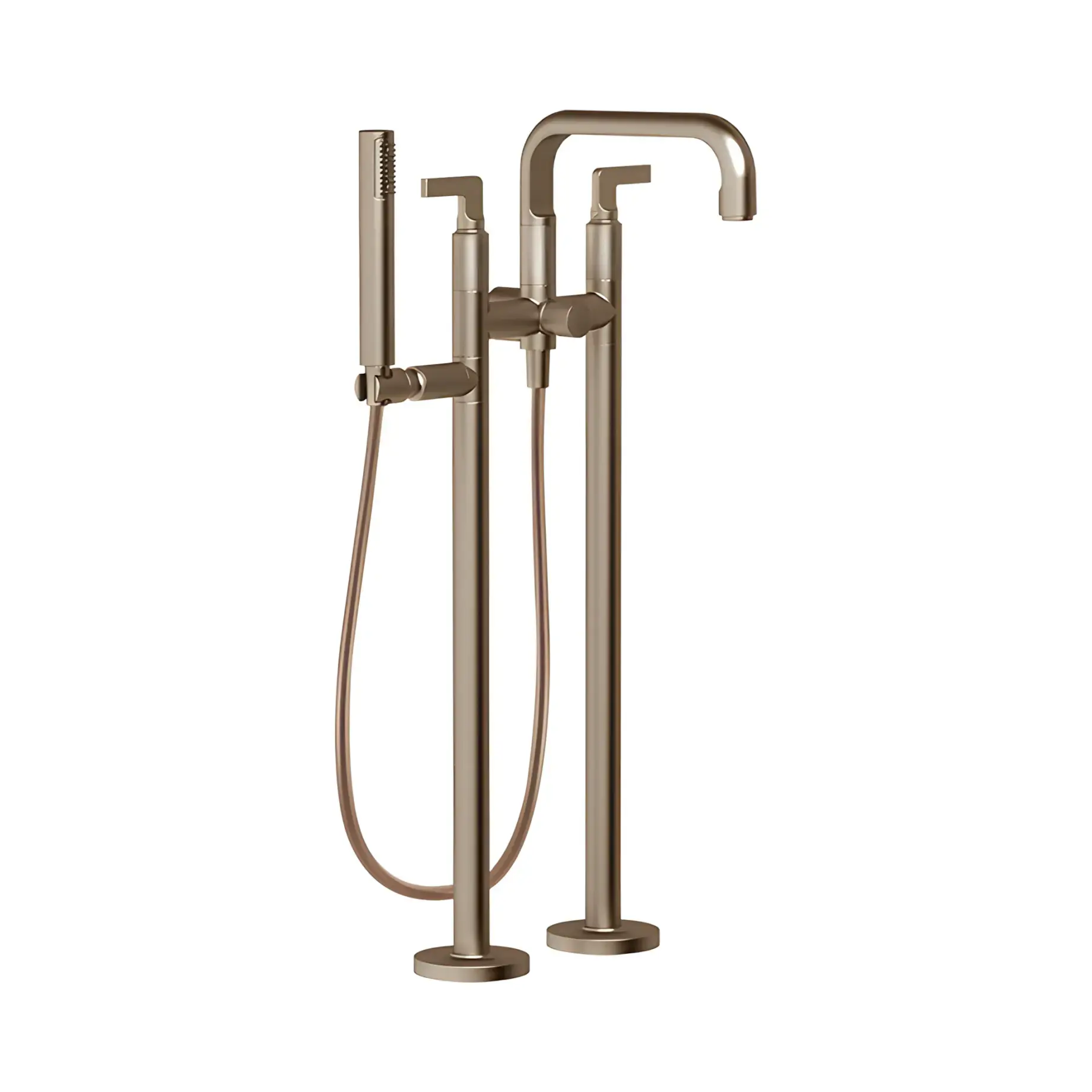 Смеситель для ванны Inciso Производитель 58029-761 Coffee Bronze Brushed PVD — вид спереди