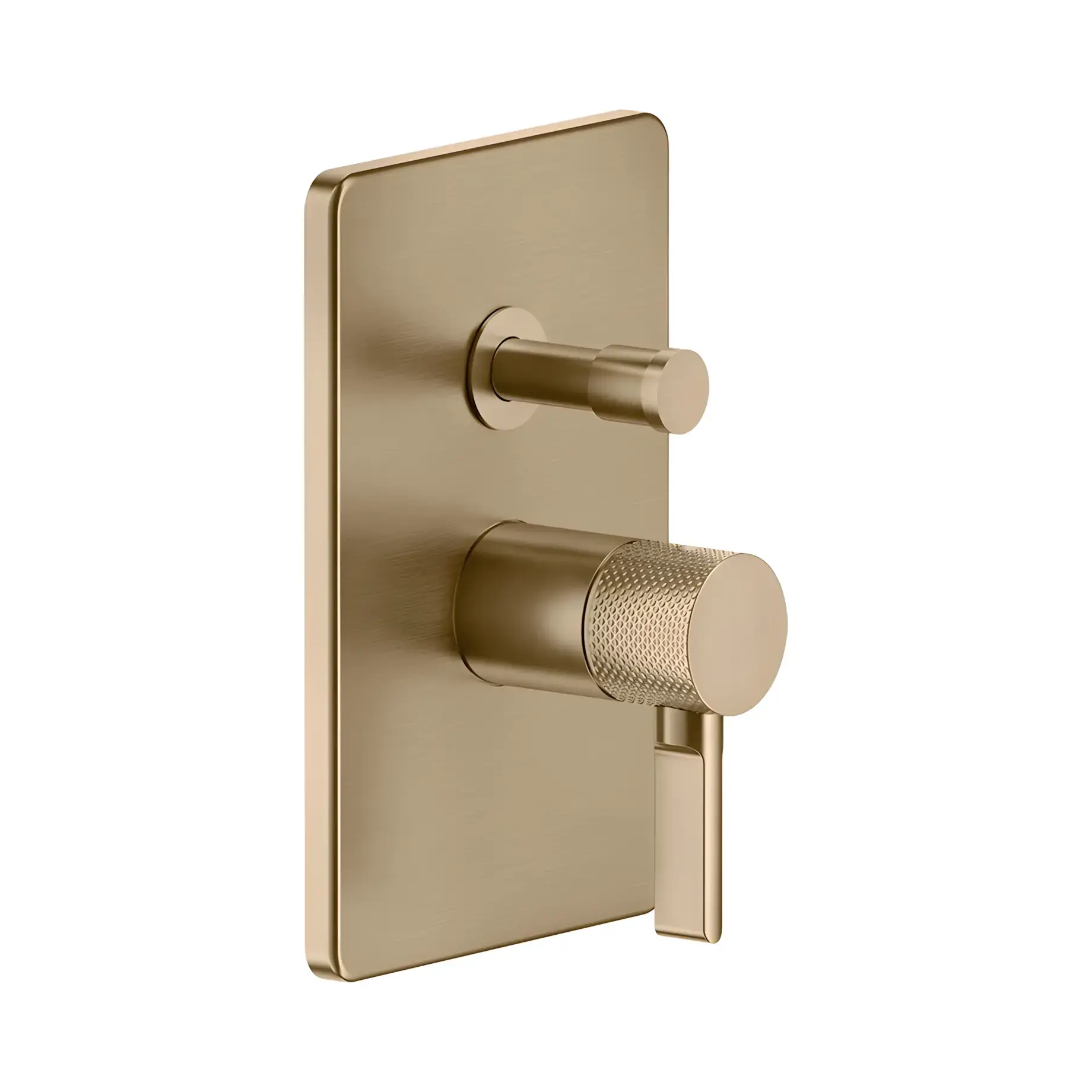 Змішувач для душу Inciso Gessi 58079-726 Warm Bronze Br. PVD — вид спереду