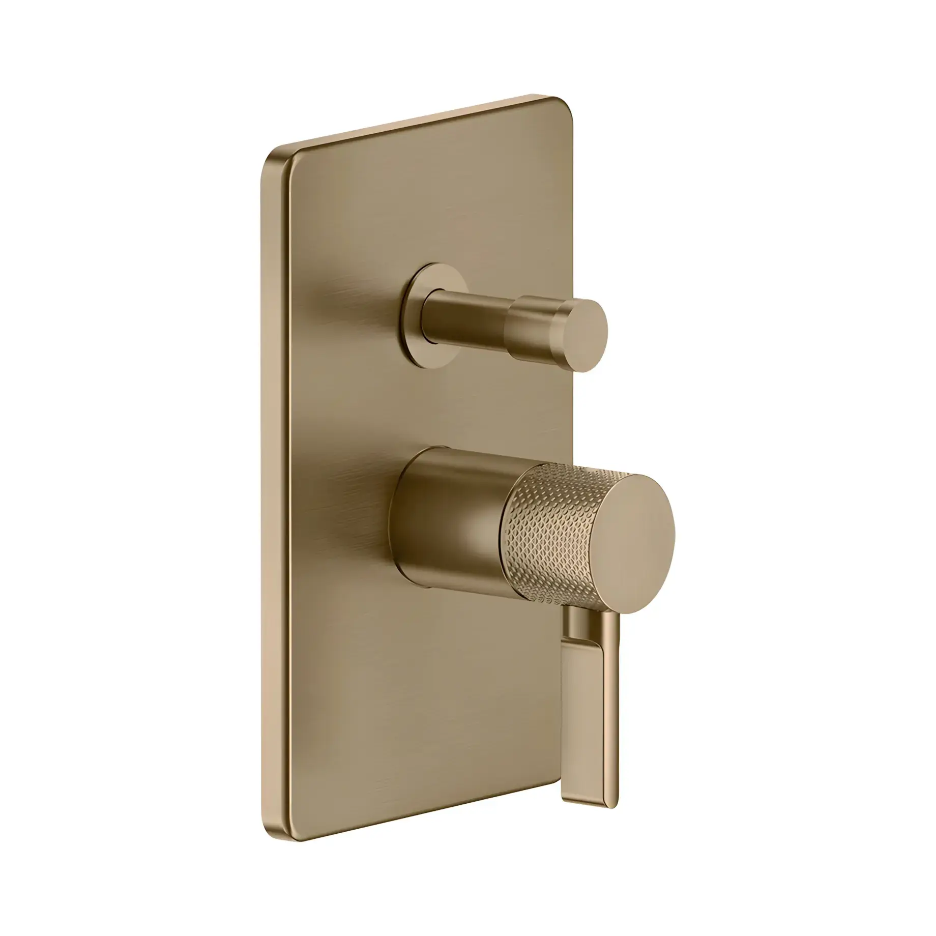 Змішувач для душу Inciso Gessi 58079-791 Deep Bronze Brushed PVD — вид спереду