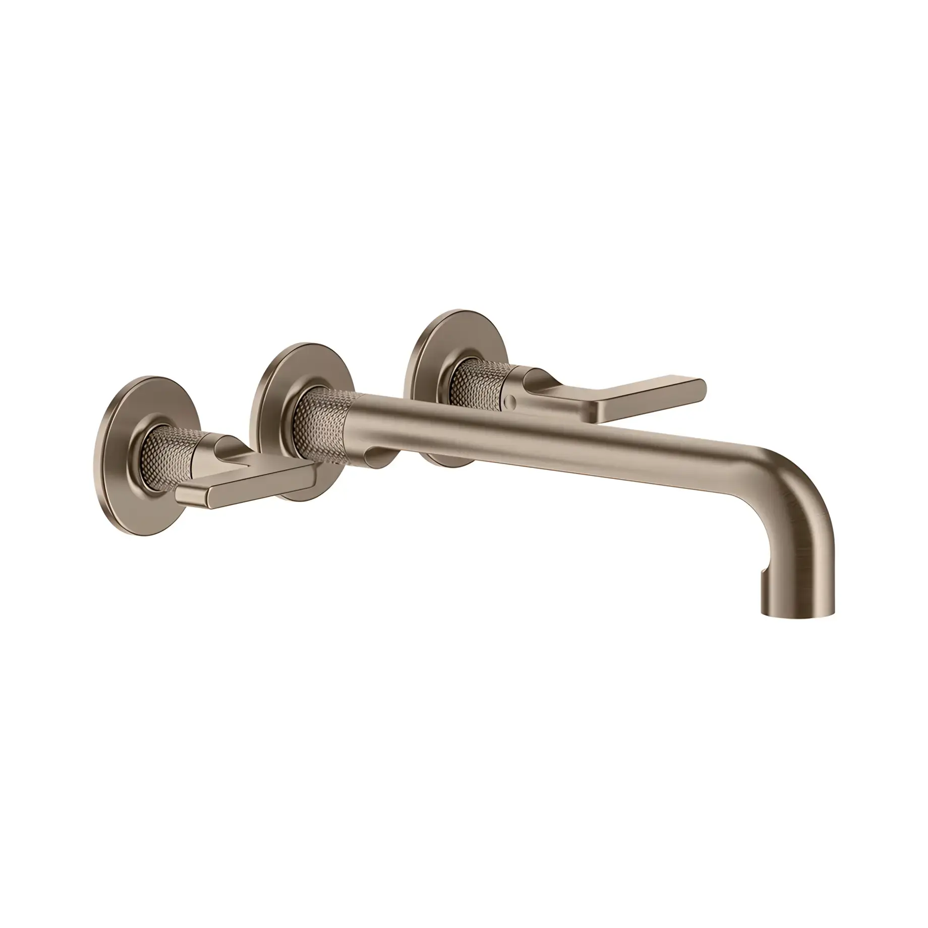 Змішувач для раковни Inciso Gessi 58092-761 Coffee Bronze Brushed PVD — вид на білому тлі