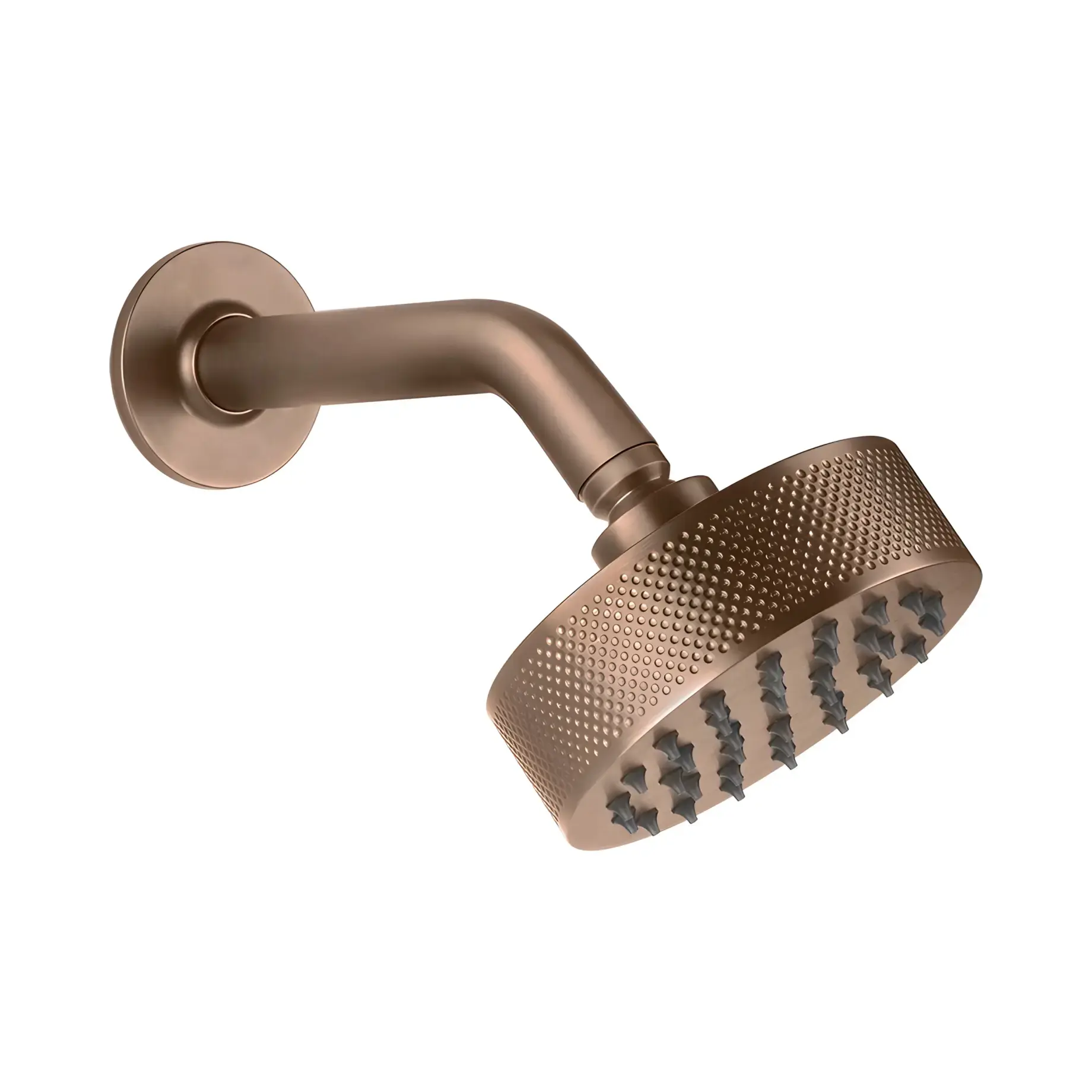 Верхній душ Inciso Виробник 58189-708 Copper Brushed PVD Ø11.8 см — вид спереду