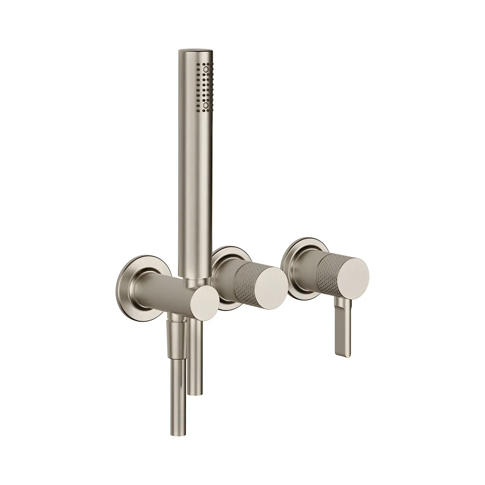 Змішувач для ванни Inciso Виробник 58345-149 Finox Brushed Nickel — вид спереду