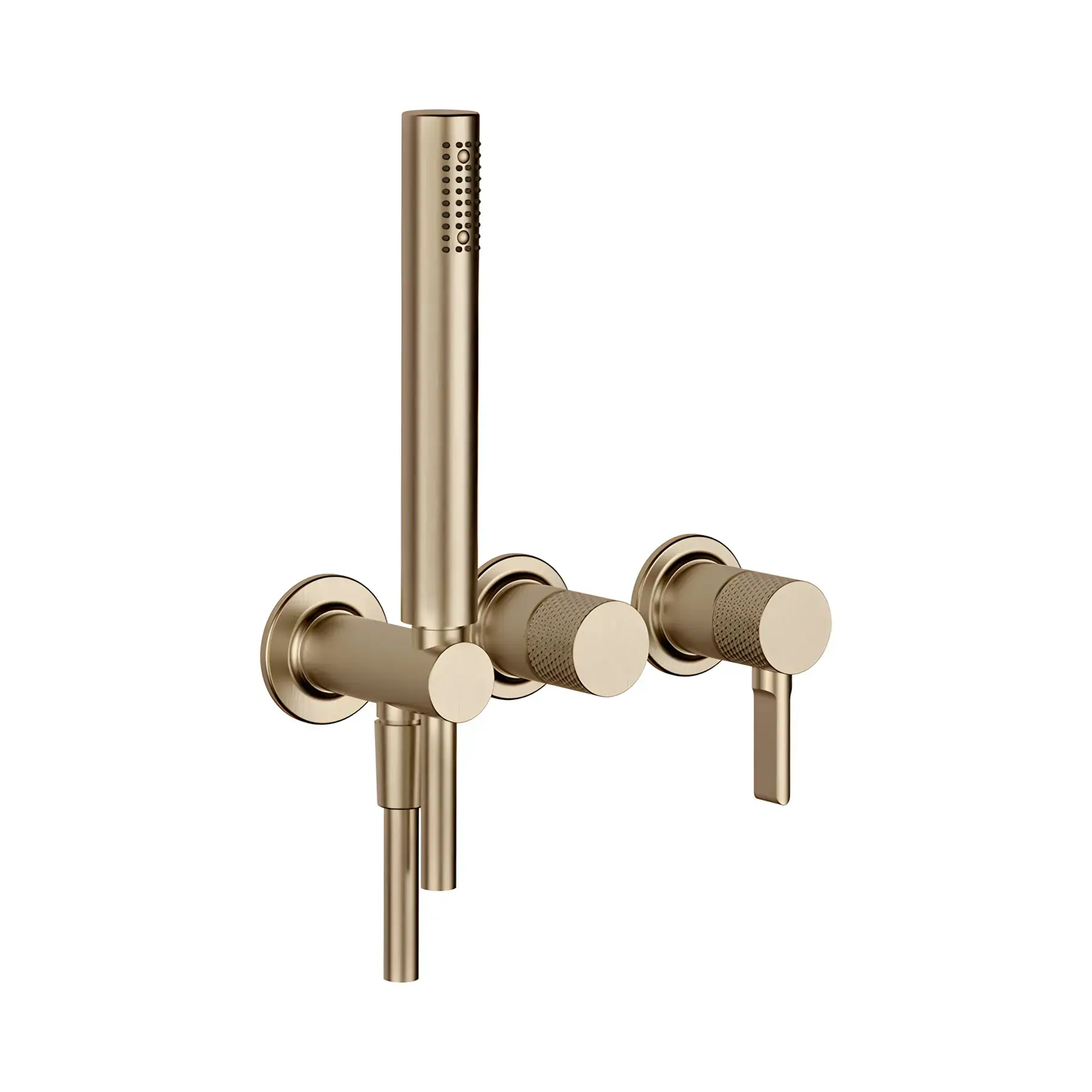 Смеситель для ванны Inciso Производитель 58345-726 Warm Bronze Br. PVD — вид спереди