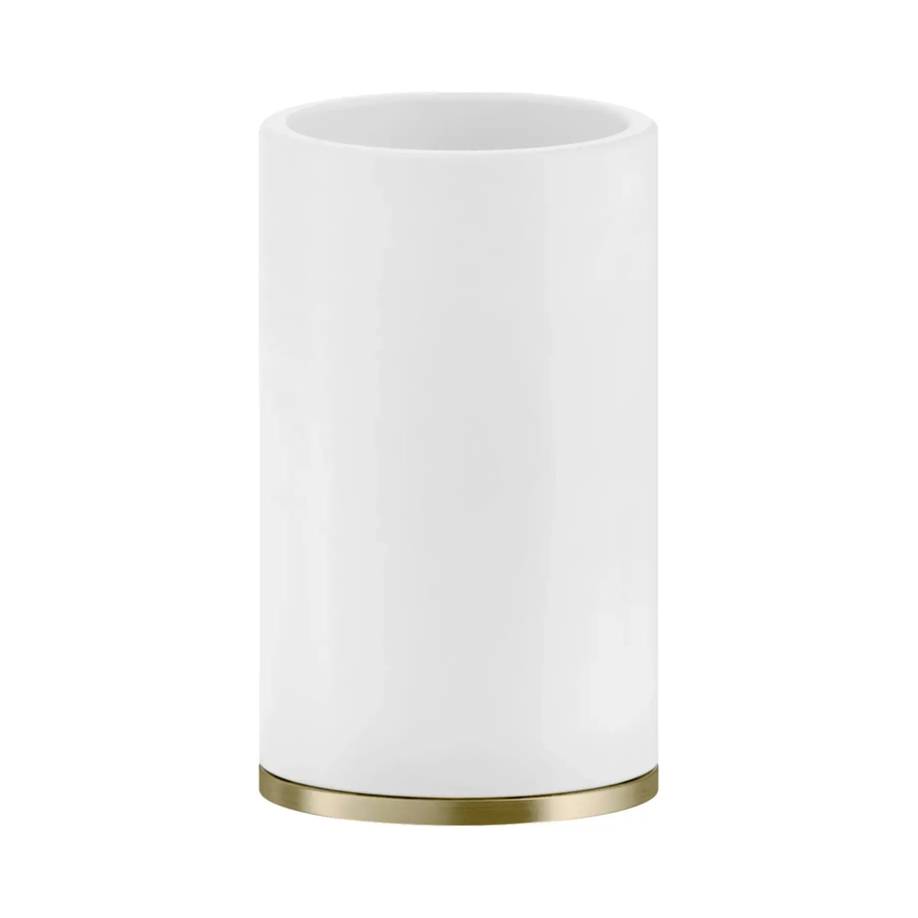 Стакан для зубних щіток Inciso Gessi 58531-727 Brass Brushed PVD — вид на білому тлі