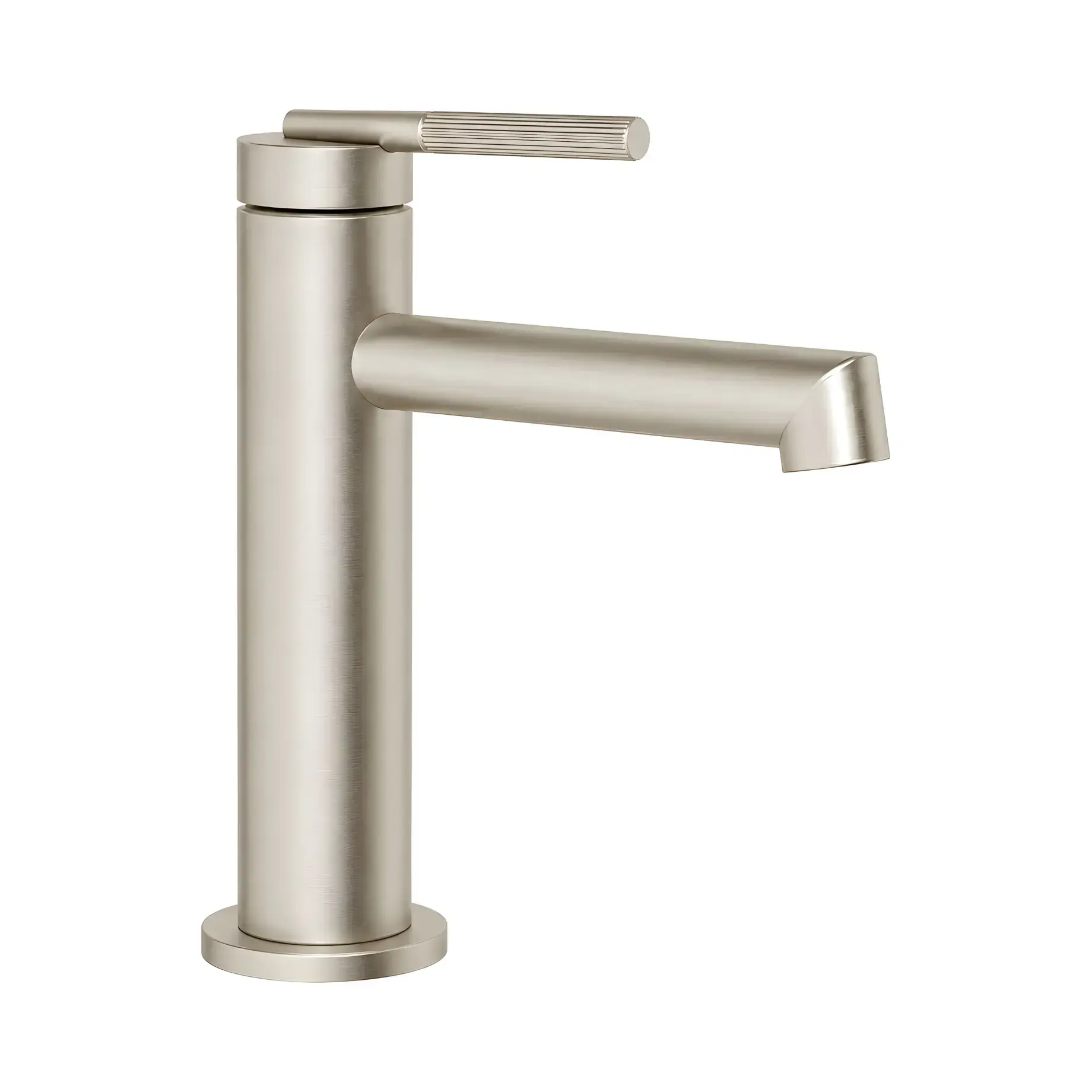 Змішувач для раковини Ingranaggio Gessi 63502-149 Finox Brushed Nickel — вид на білому тлі