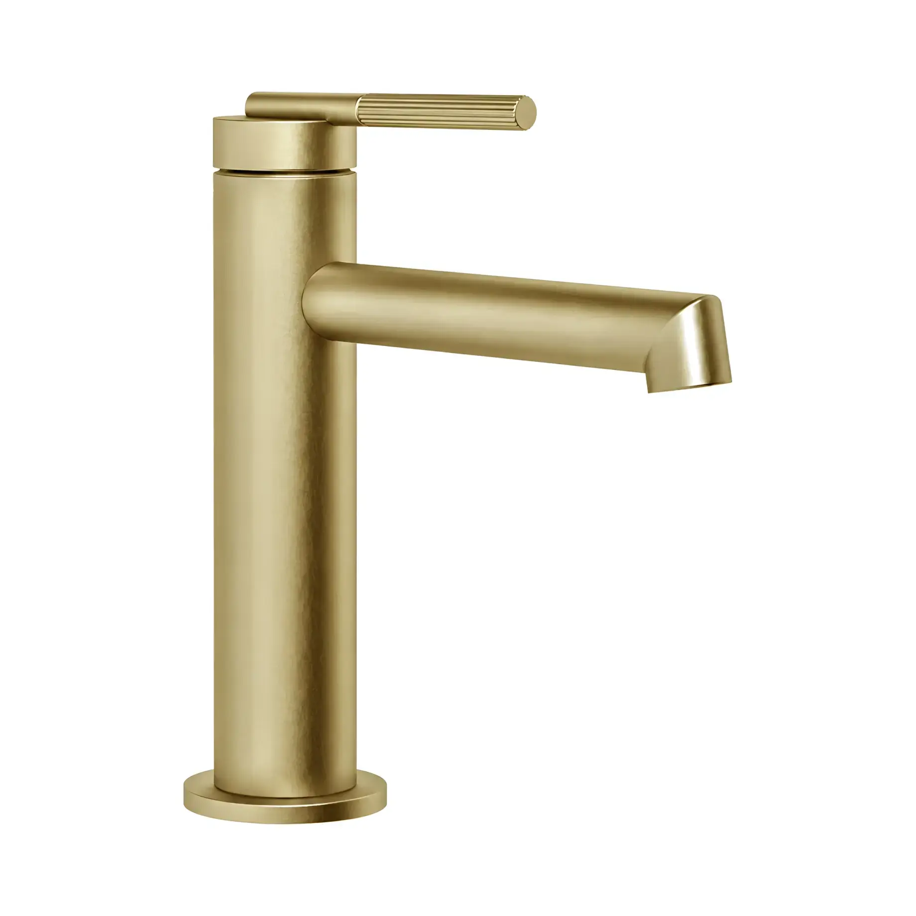 Змішувач для раковини Ingranaggio Gessi 63502-727 Brass Brushed PVD — вид на білому тлі