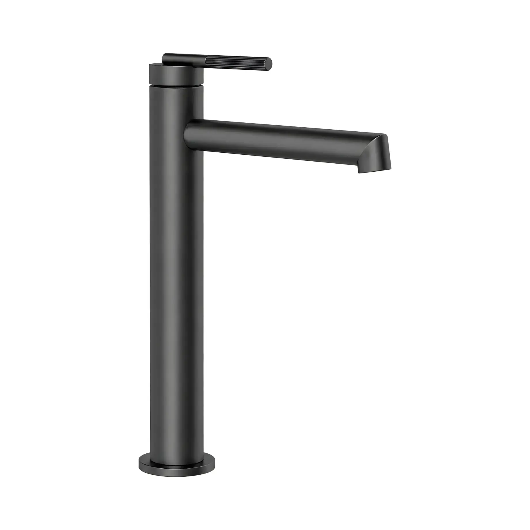 Змішувач для раковини високий Ingranaggio Gessi 63506-299 Matte Black — вид на білому тлі