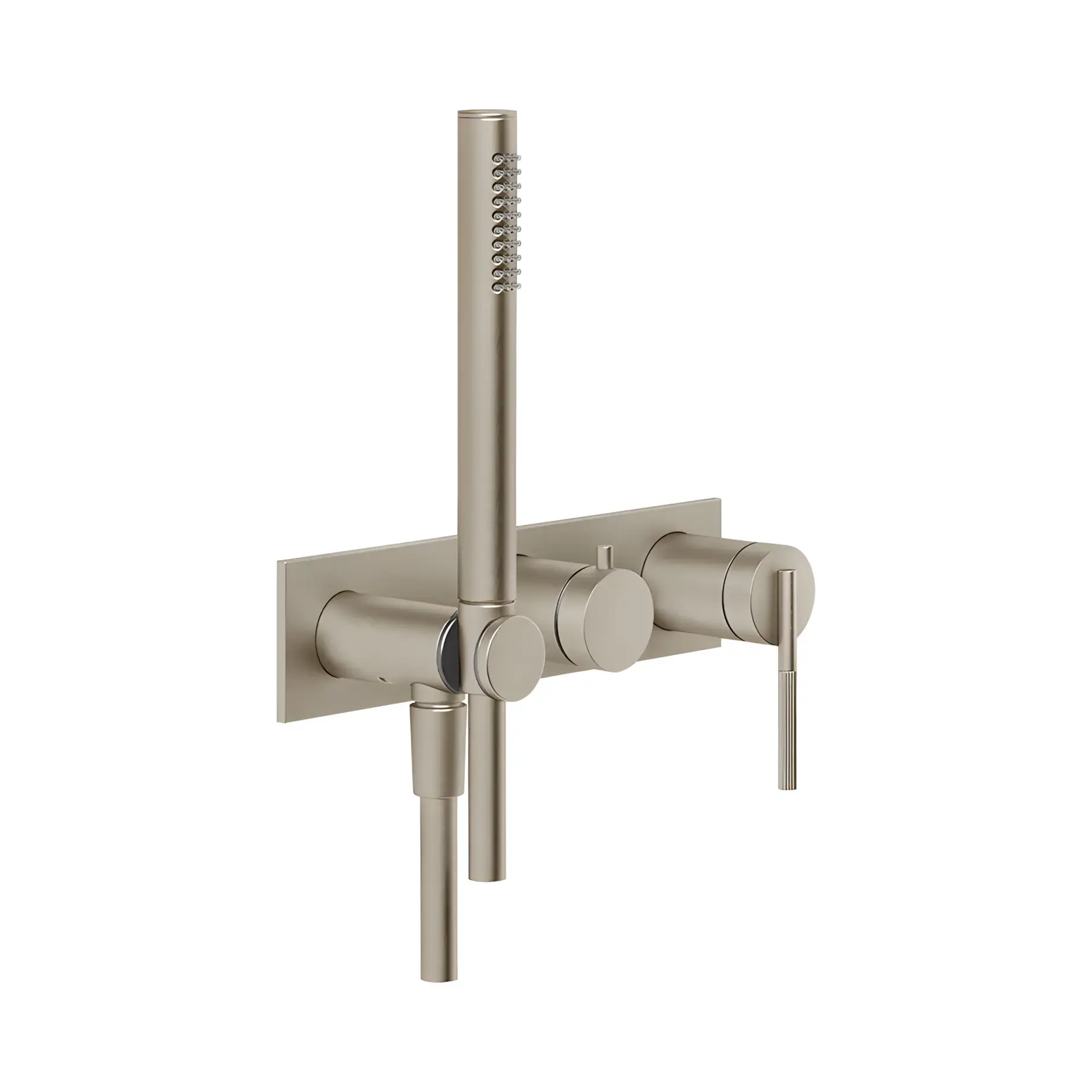 Змішувач для душу Ingranaggio Производитель 63543-149 Finox Brushed Nickel — вид спереди