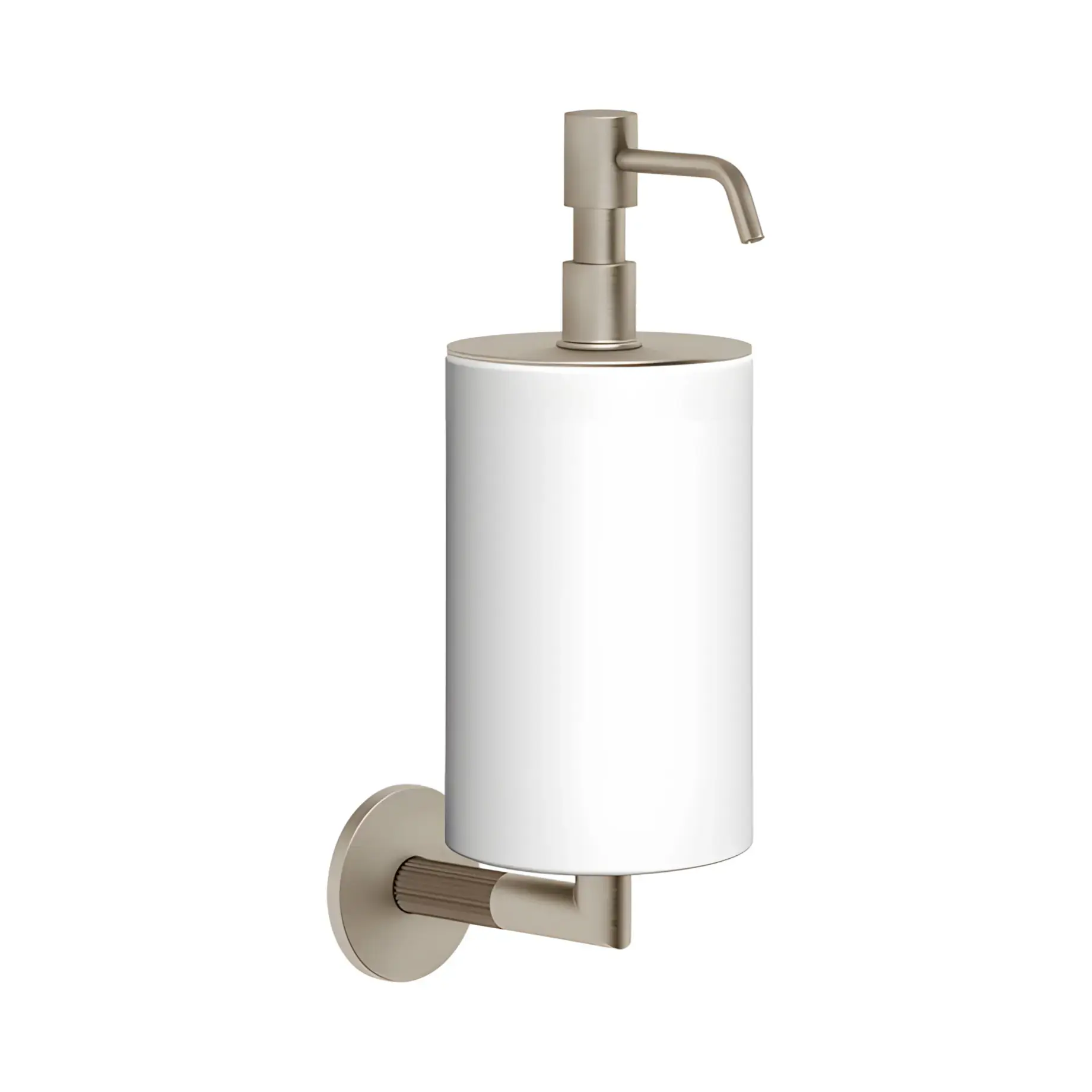 Дозатор для рідкого мила Ingranaggio Производитель 63813-149 Finox Brushed Nickel — вид спереди