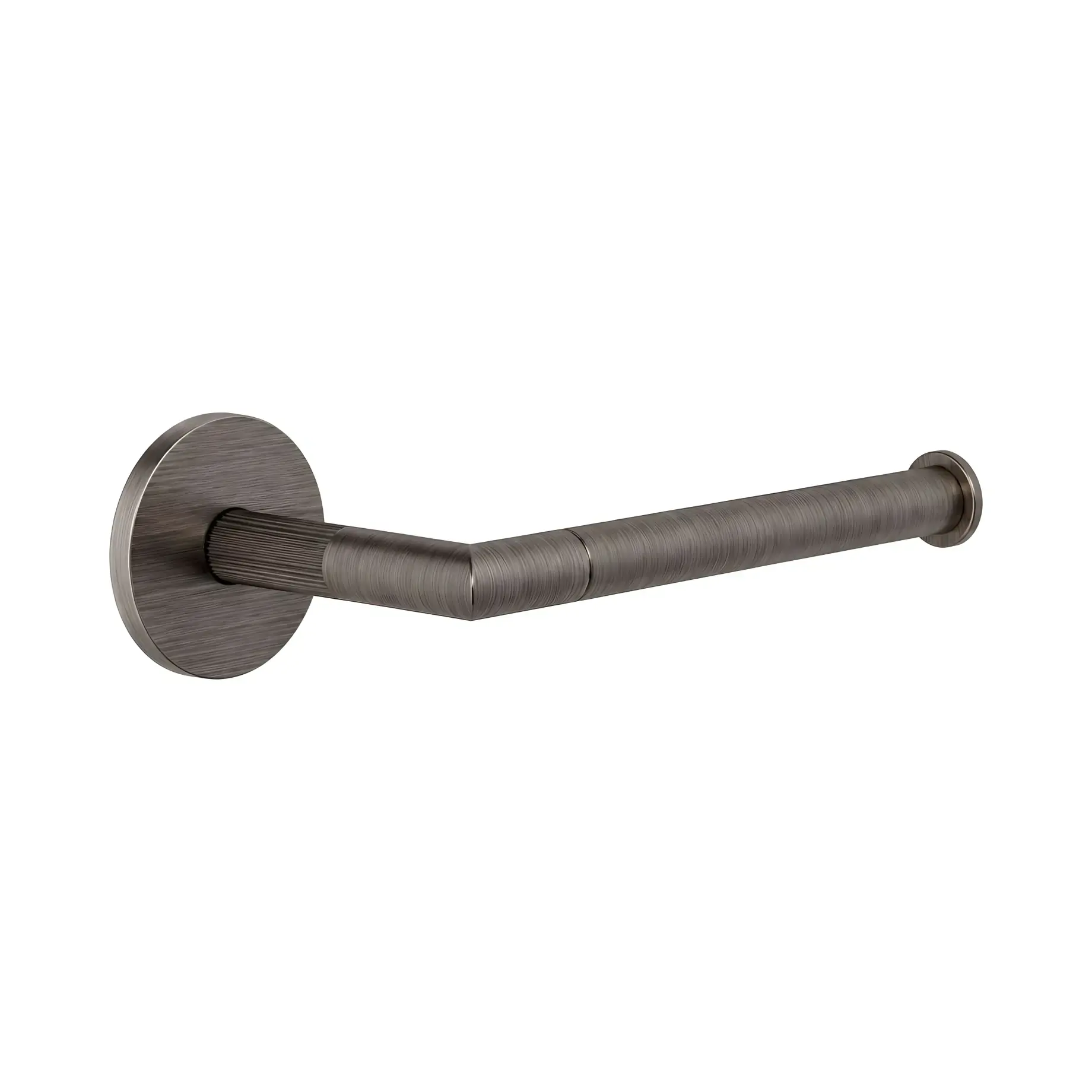 Тримач для туалетного паперу Ingranaggio Gessi 63855-187 Aged Bronze — вид на білому тлі
