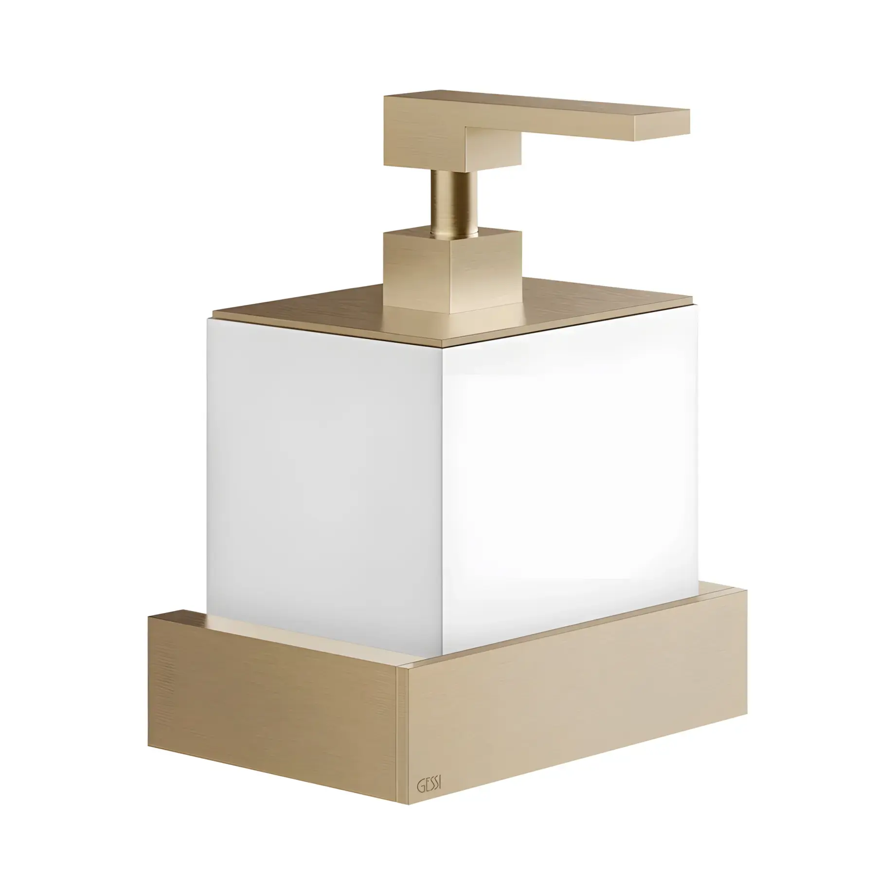 Дозатор для рідкого мила Inverso Виробник 20813-726 Warm Bronze Br. PVD — вид спереду