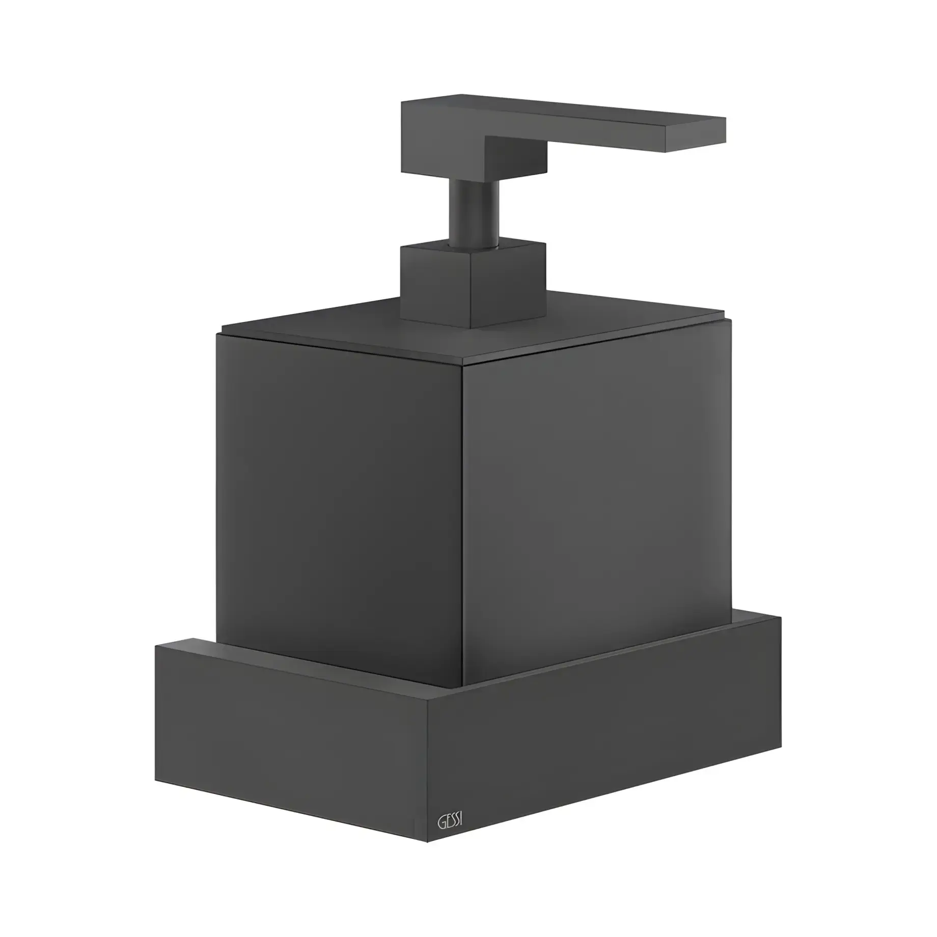 Дозатор для рідкого мила Inverso Виробник 20814-299 Matte Black — вид спереду