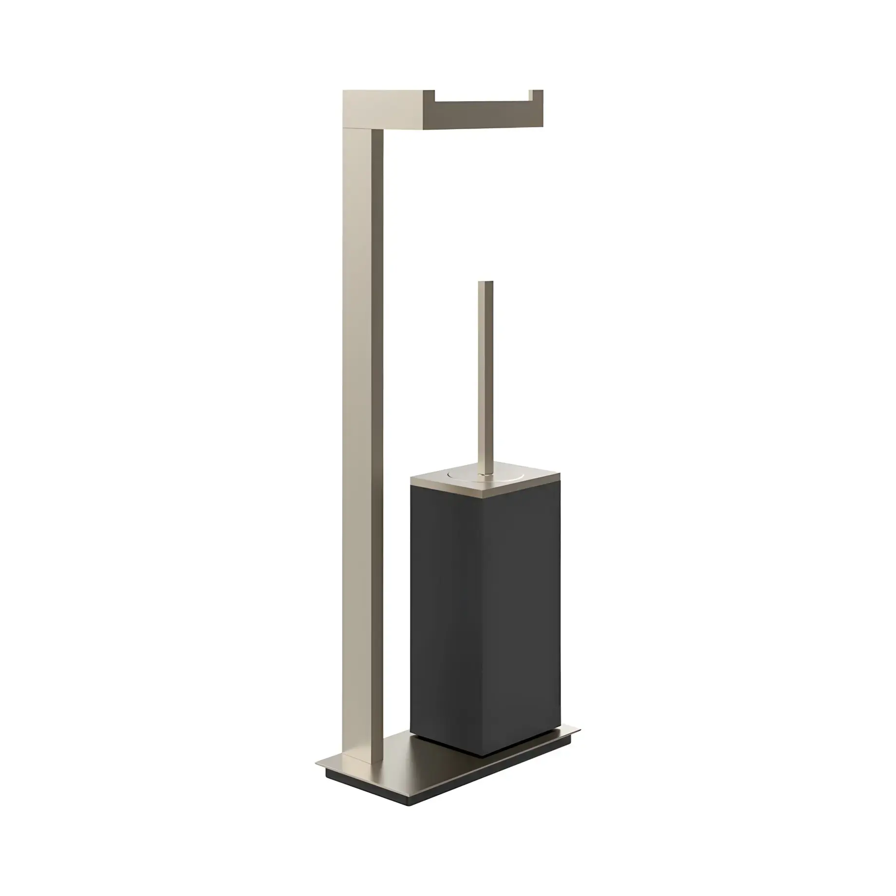 Стійка з йоржиком та тримачем Inverso Виробник 20934-149 Finox Brushed Nickel — вид спереду