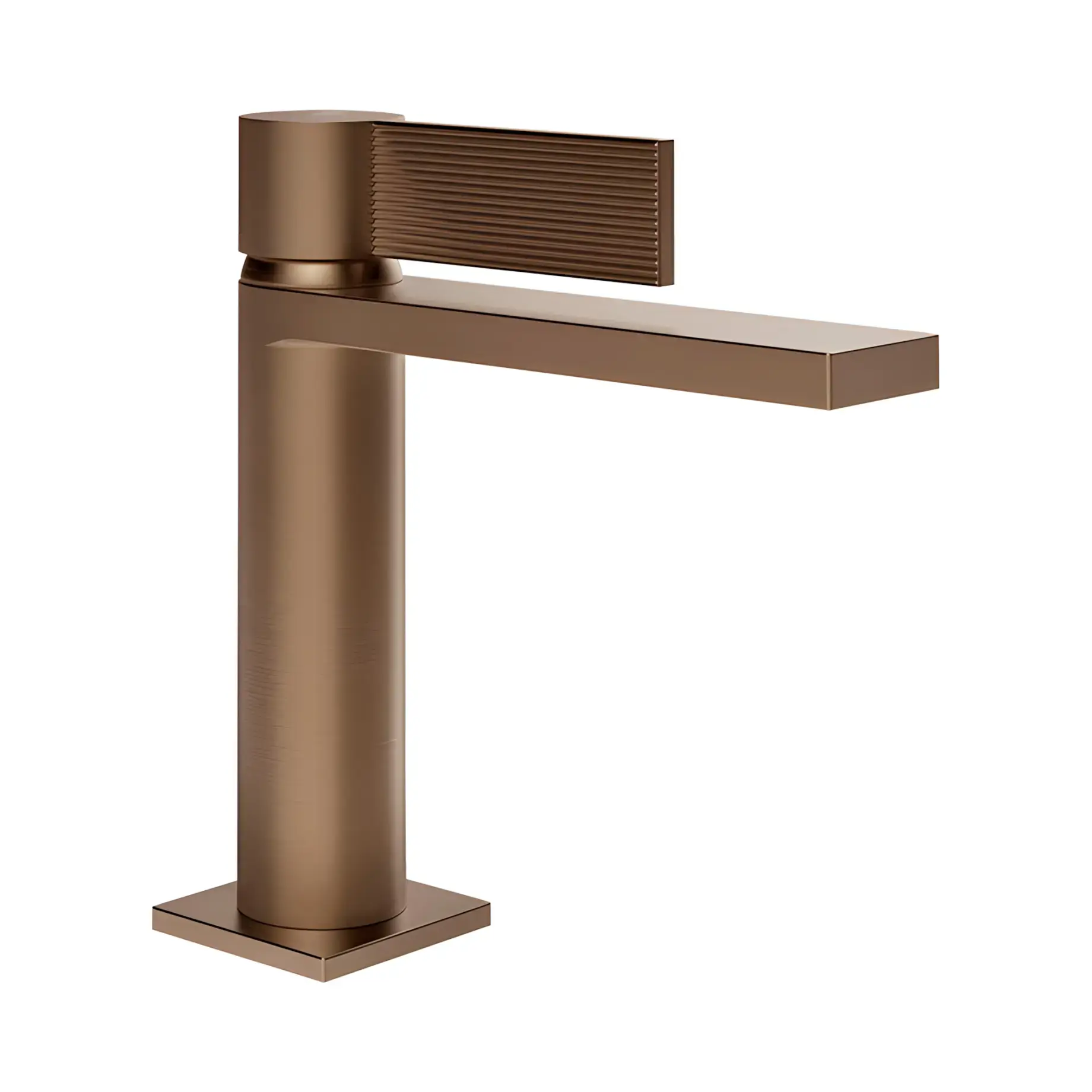 Змішувач для раковини Inverso Виробник 73502-761 Coffee Bronze Brushed PVD — вид спереду