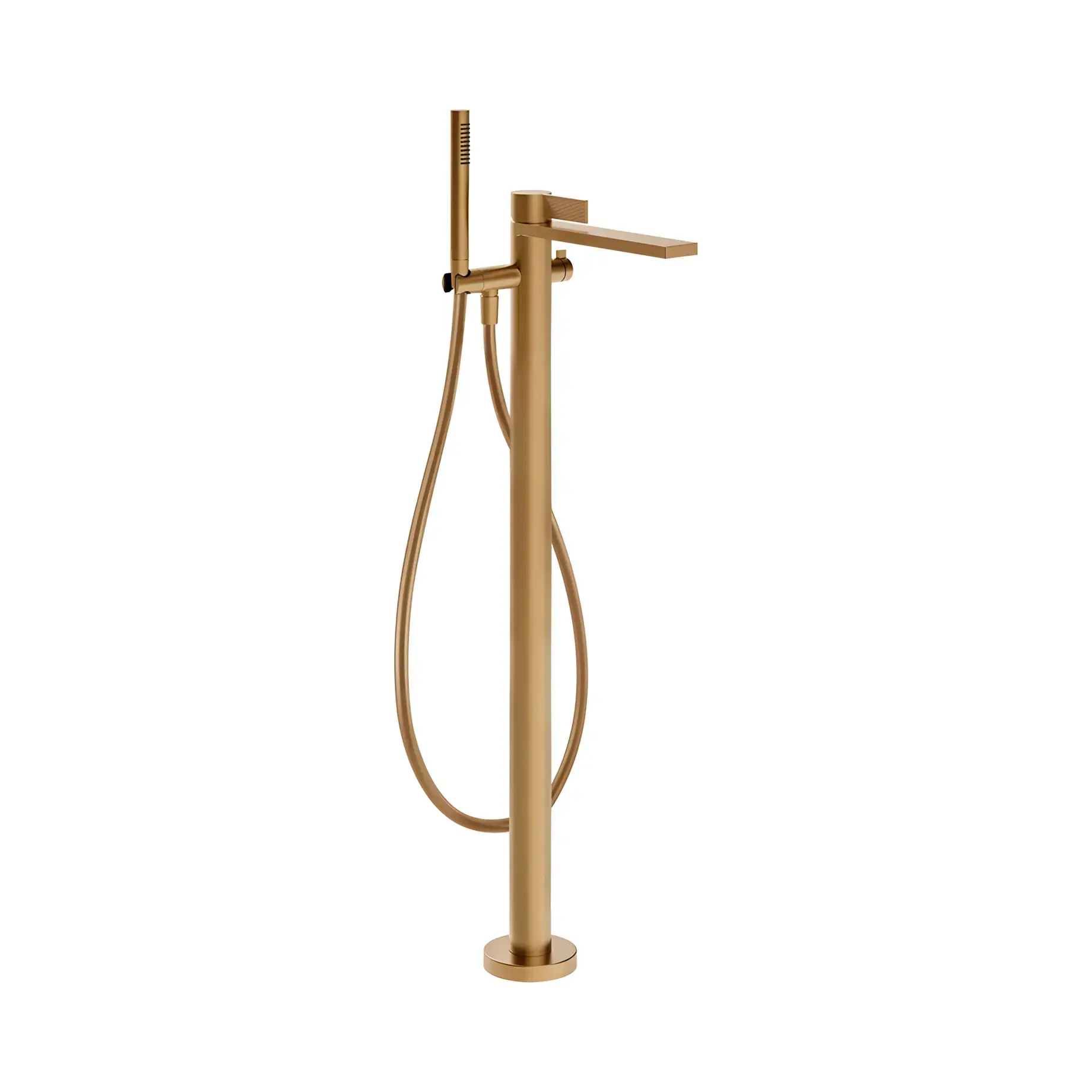 Смеситель для ванны Inverso Производитель 73528-726 Warm Bronze Br. PVD — вид спереди
