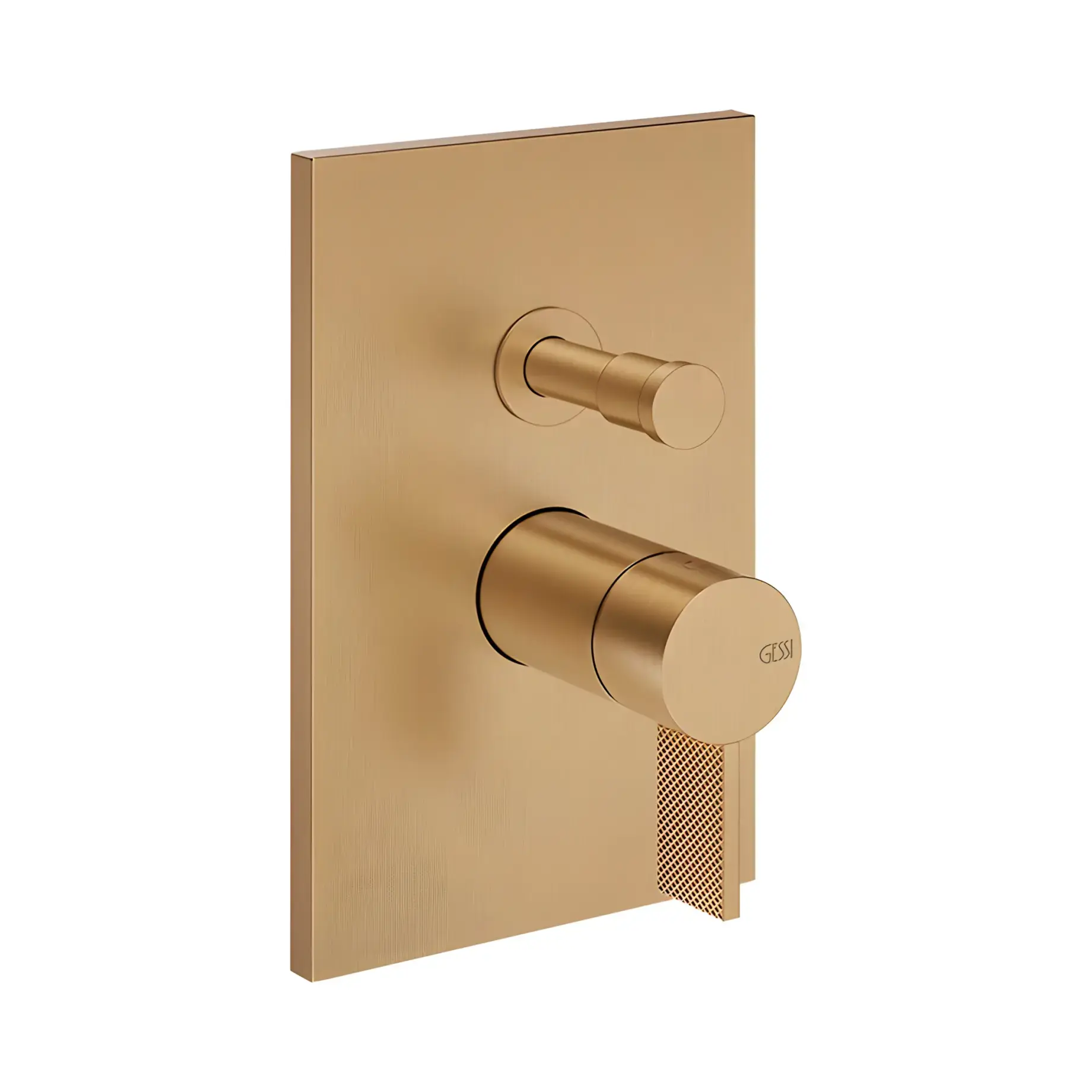Змішувач для душу Inverso Виробник 73679-726 Warm Bronze Br. PVD — вид спереду