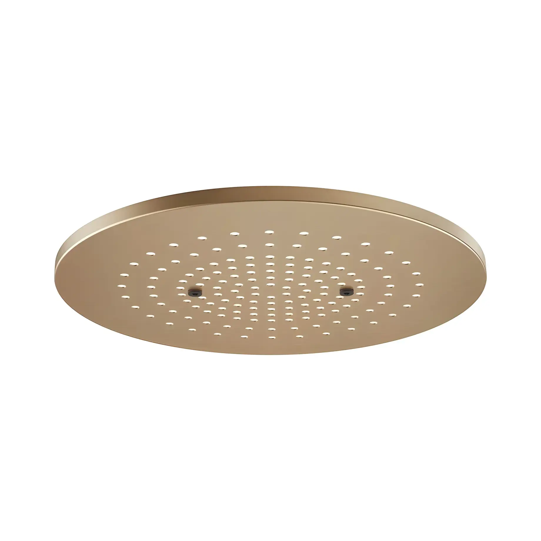 Верхній душ Minimali Gessi 57018-791 + 57803-238 Deep Bronze Brushed PVD — вид на білому тлі