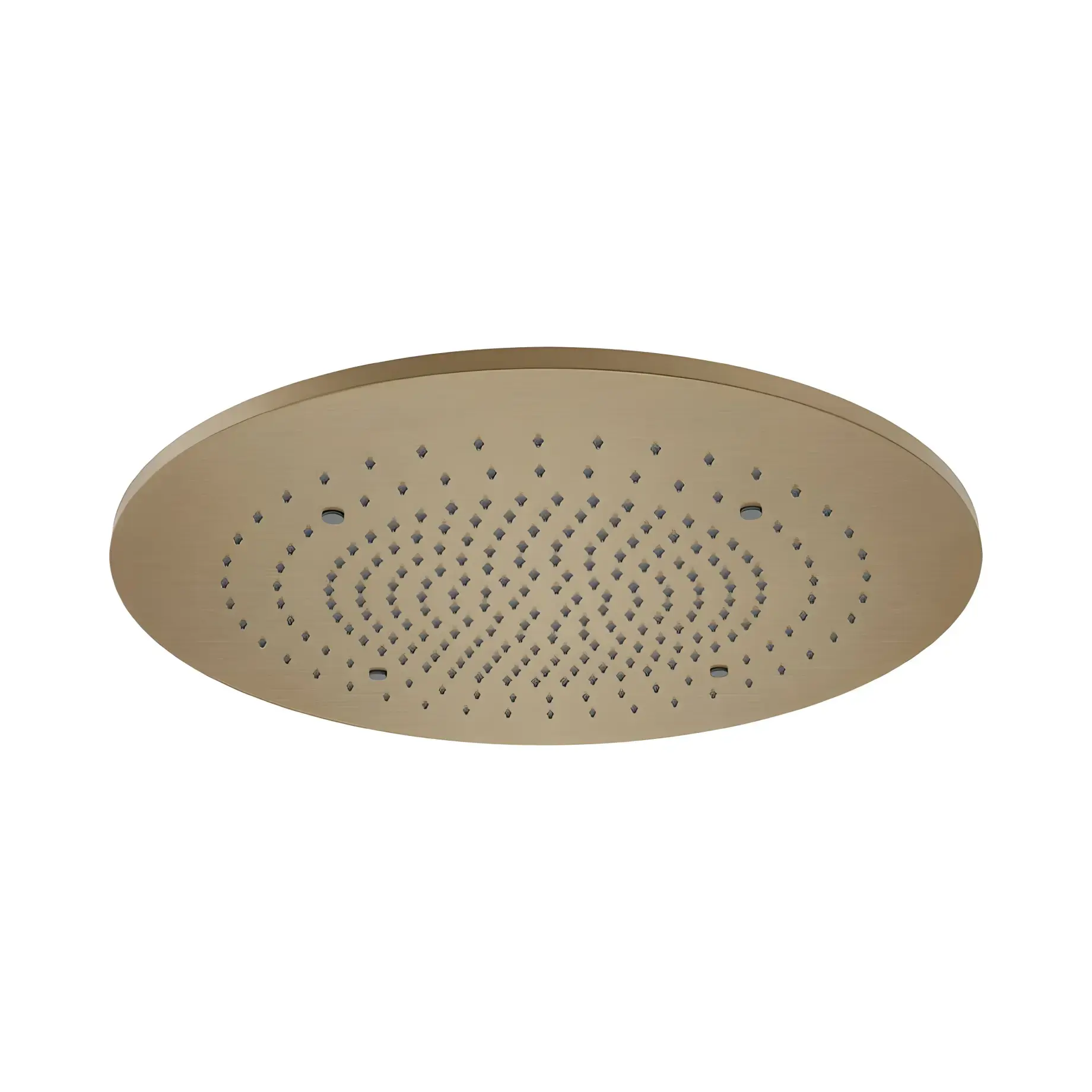 Верхній душ Minimali Gessi 57973-791 + 57903-238 Deep Bronze Brushed PVD — вид на білому тлі