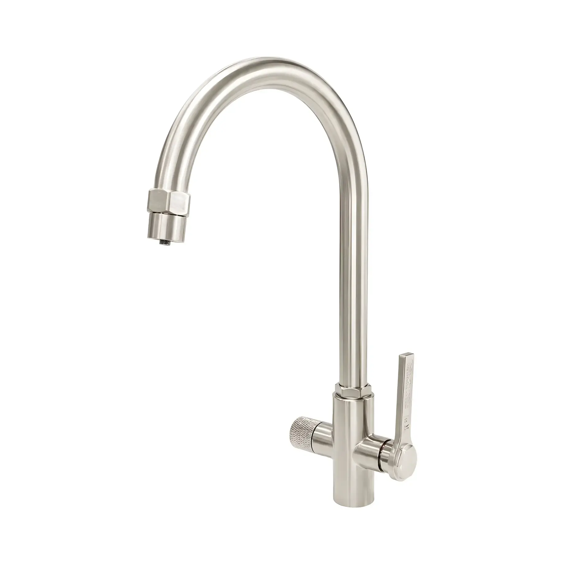 Змішувач для кухні Officine Gessi 60057-149 Finox Brushed Nickel — вид на білому тлі