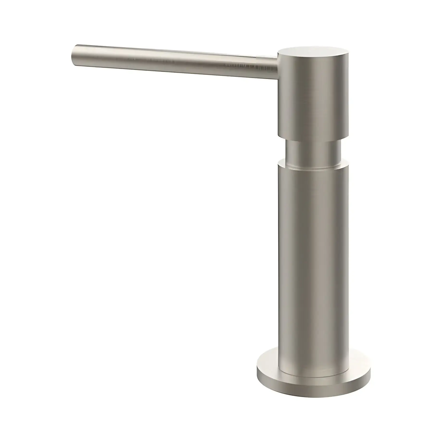 Дозатор рідкого мила Dispenser Oxygene Gessi 29651-149 Finox Brushed Nickel — вид на білому тлі