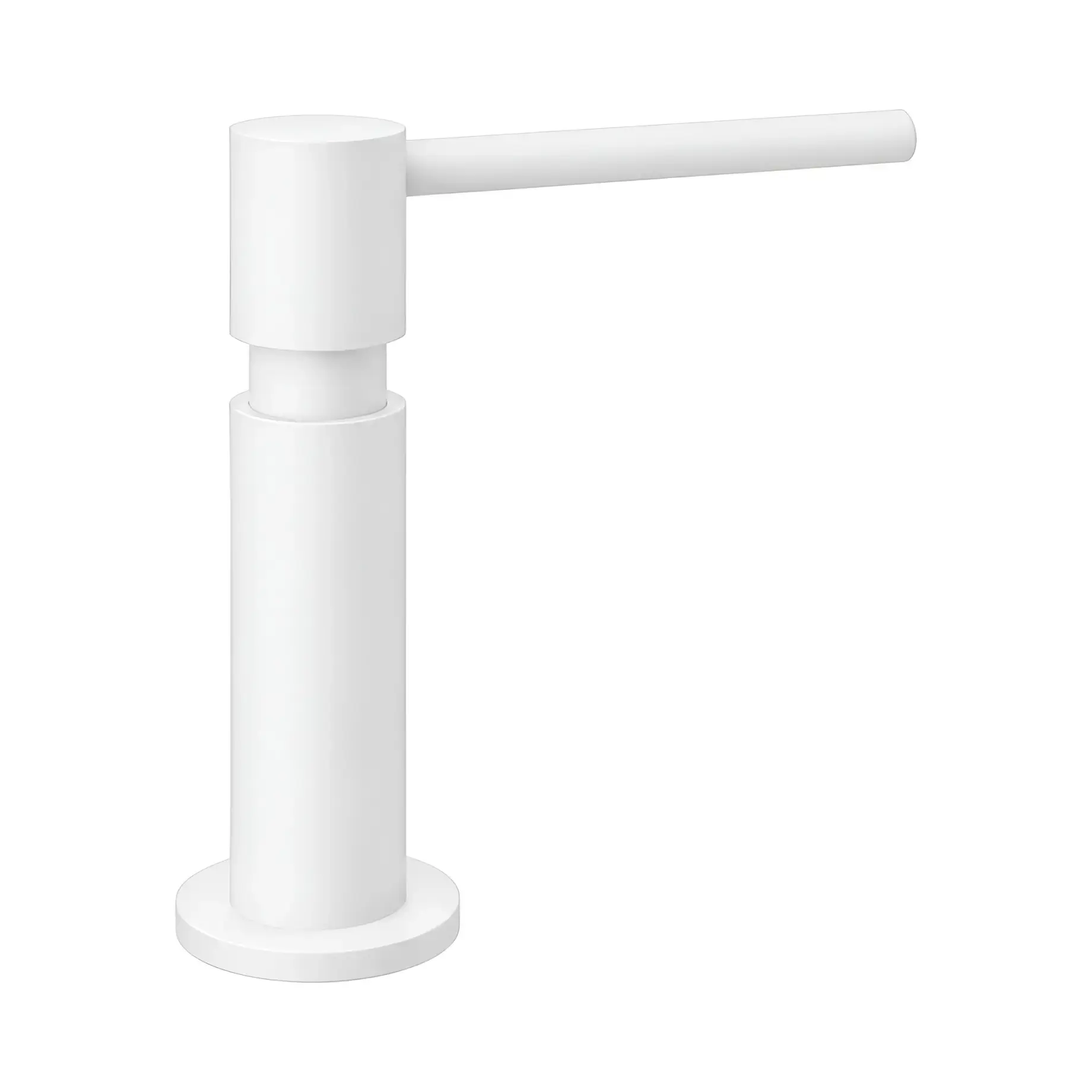 Дозатор рідкого мила Dispenser Oxygene Gessi 29651-279 White Matt — вид на білому тлі