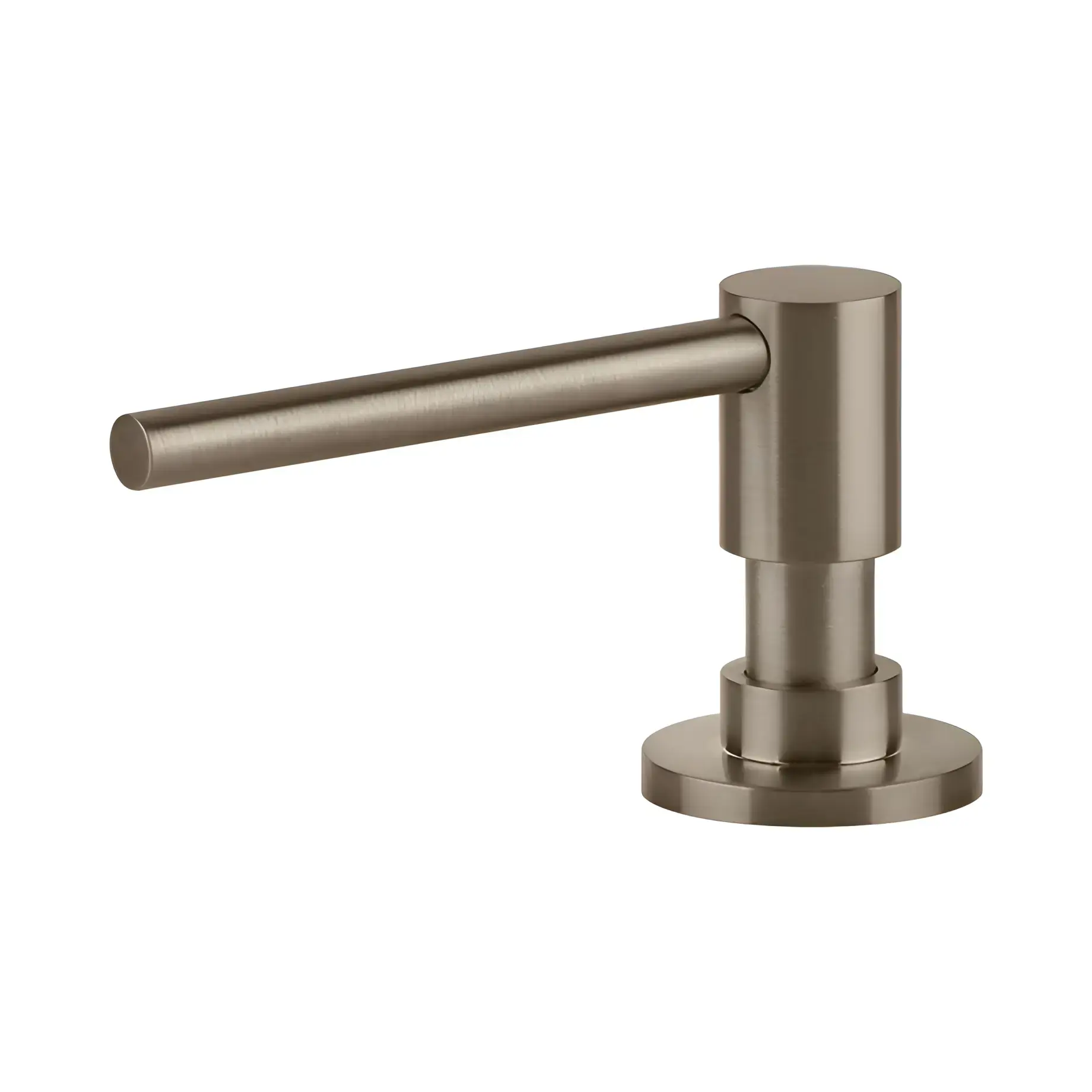Дозатор рідкого мила Dispenser Oxygene Виробник 29658-149 Finox Brushed Nickel — вид спереду