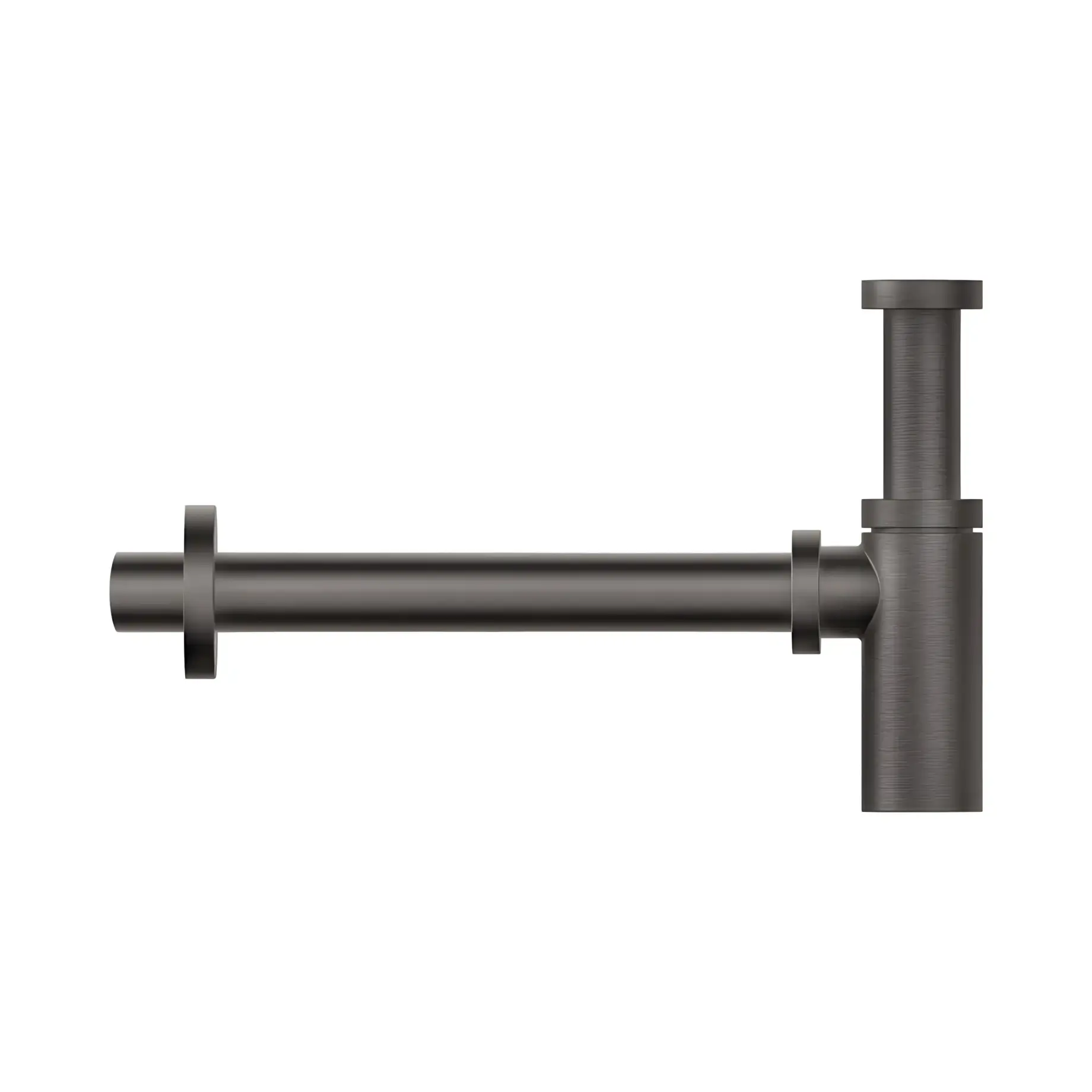 Сифон для раковини Gessi Виробник 01377-707 BLACK METAL BR. PVD — вид спереду