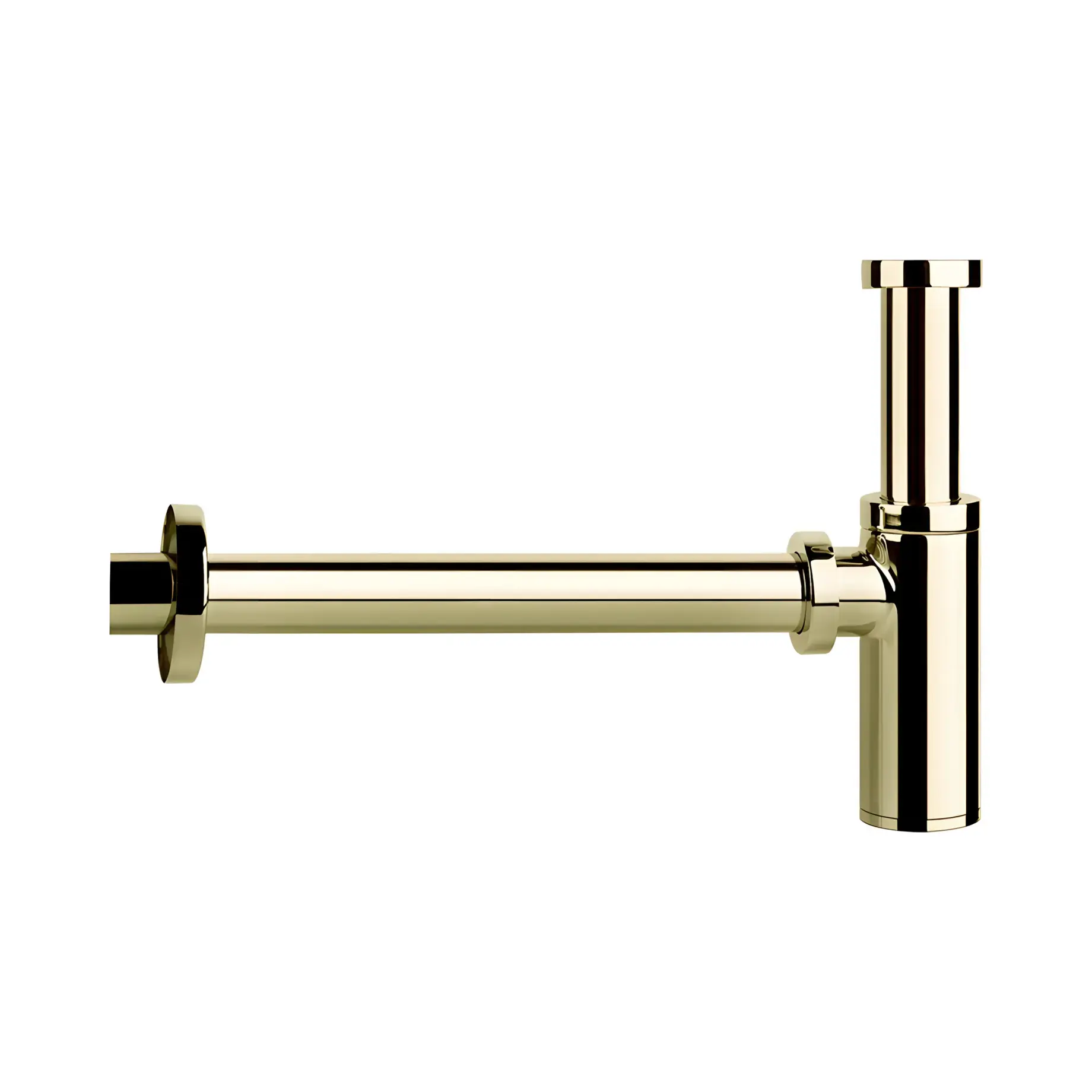 Сифон для раковини Gessi Виробник 01377-710 Brass PVD — вид спереду