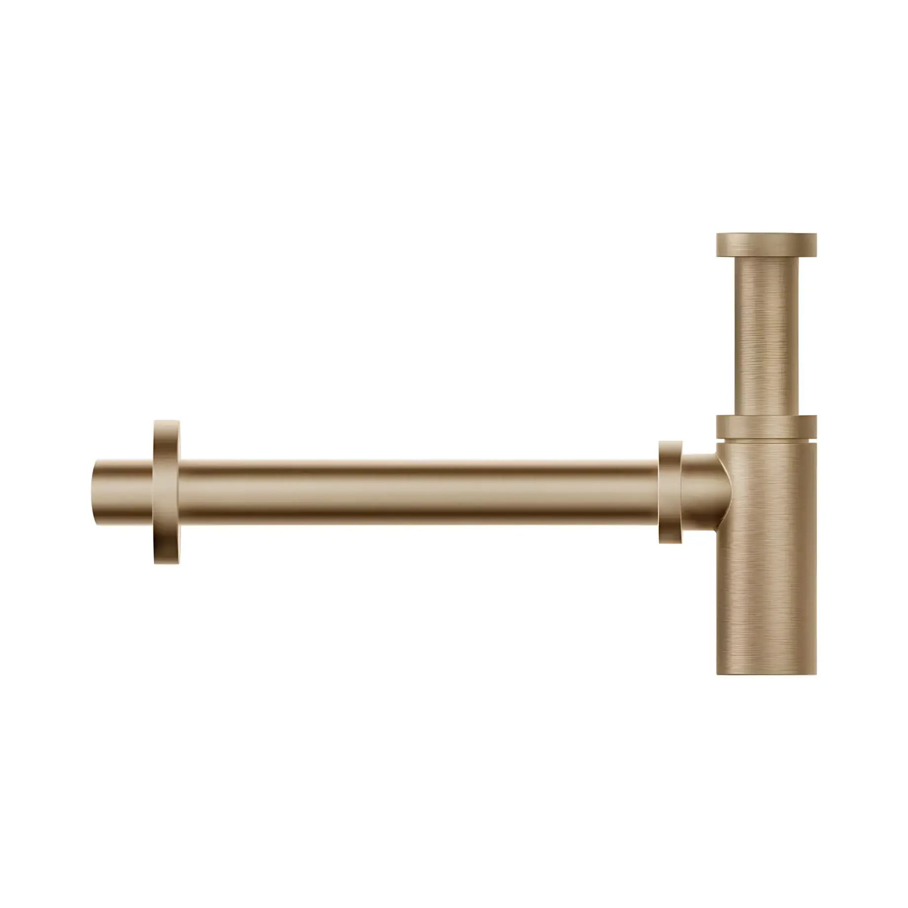 Сифон для раковини Gessi Виробник 01377-726 Warm Bronze Br. PVD — вид спереду