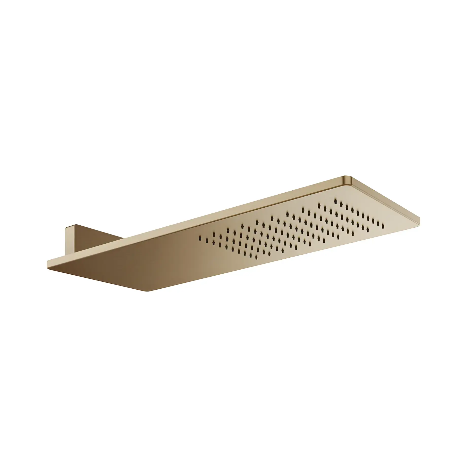 Верхній душ Ventaglio Виробник 33095-726 Warm Bronze Br. PVD 55 x 20 см — вид спереду