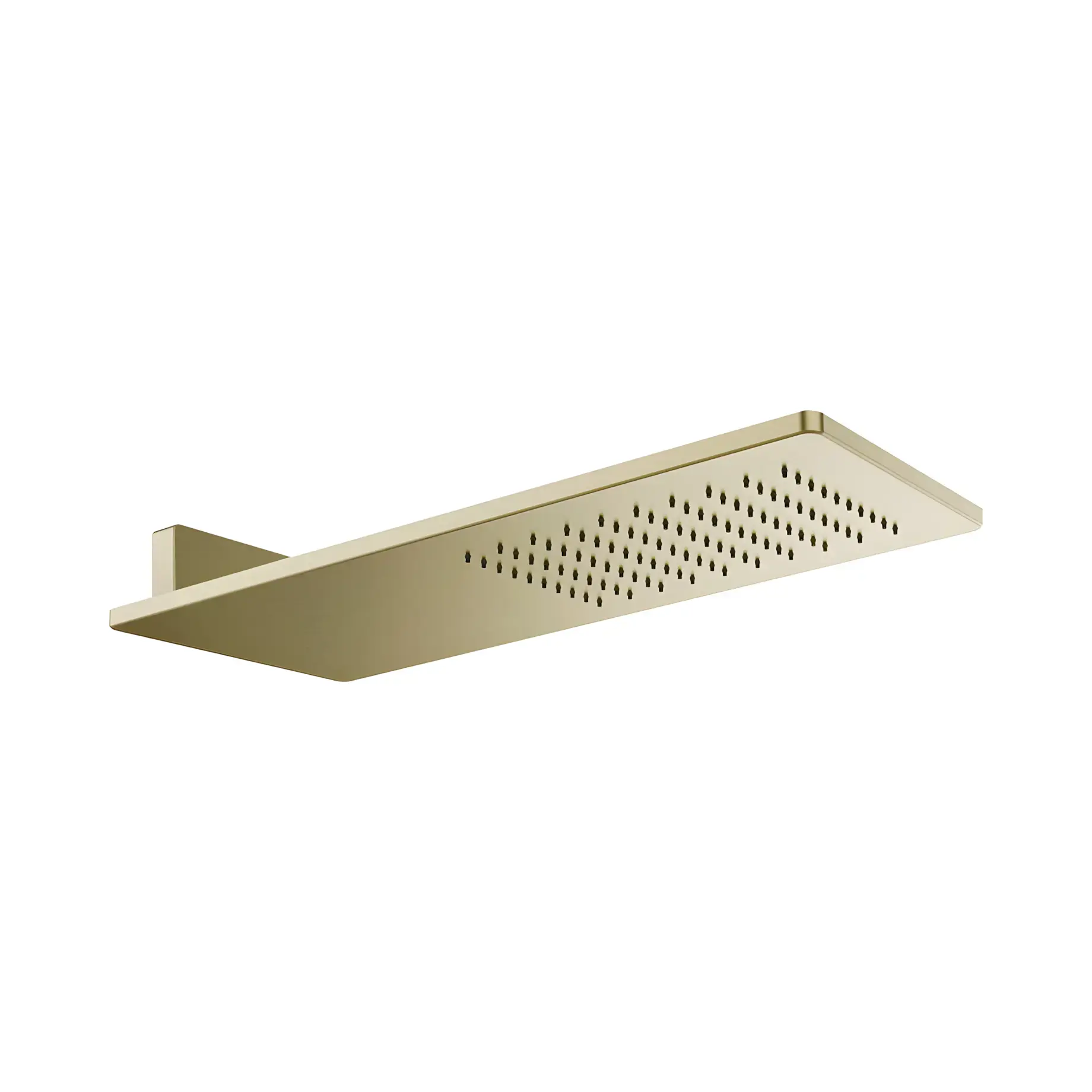 Верхній душ Ventaglio Виробник 33095-727 Brass Brushed PVD 55 x 20 см — вид спереду