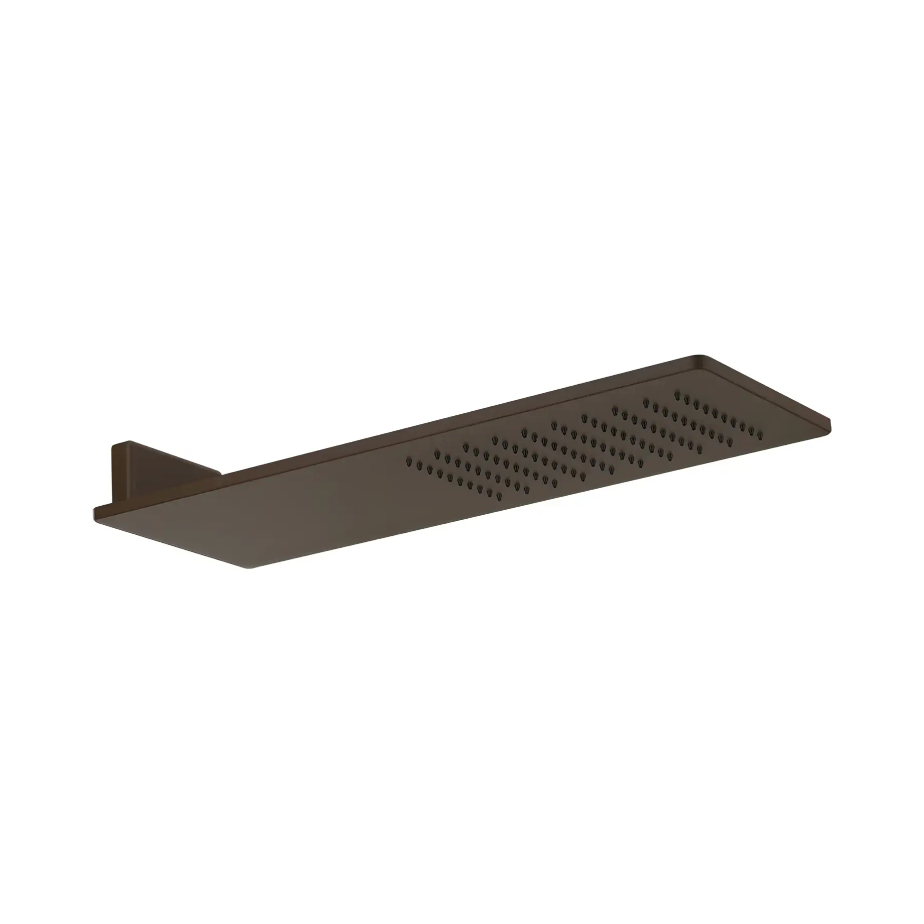 Верхній душ Ventaglio Виробник 33095-845 Dark Bronze 55 x 20 см — вид спереду