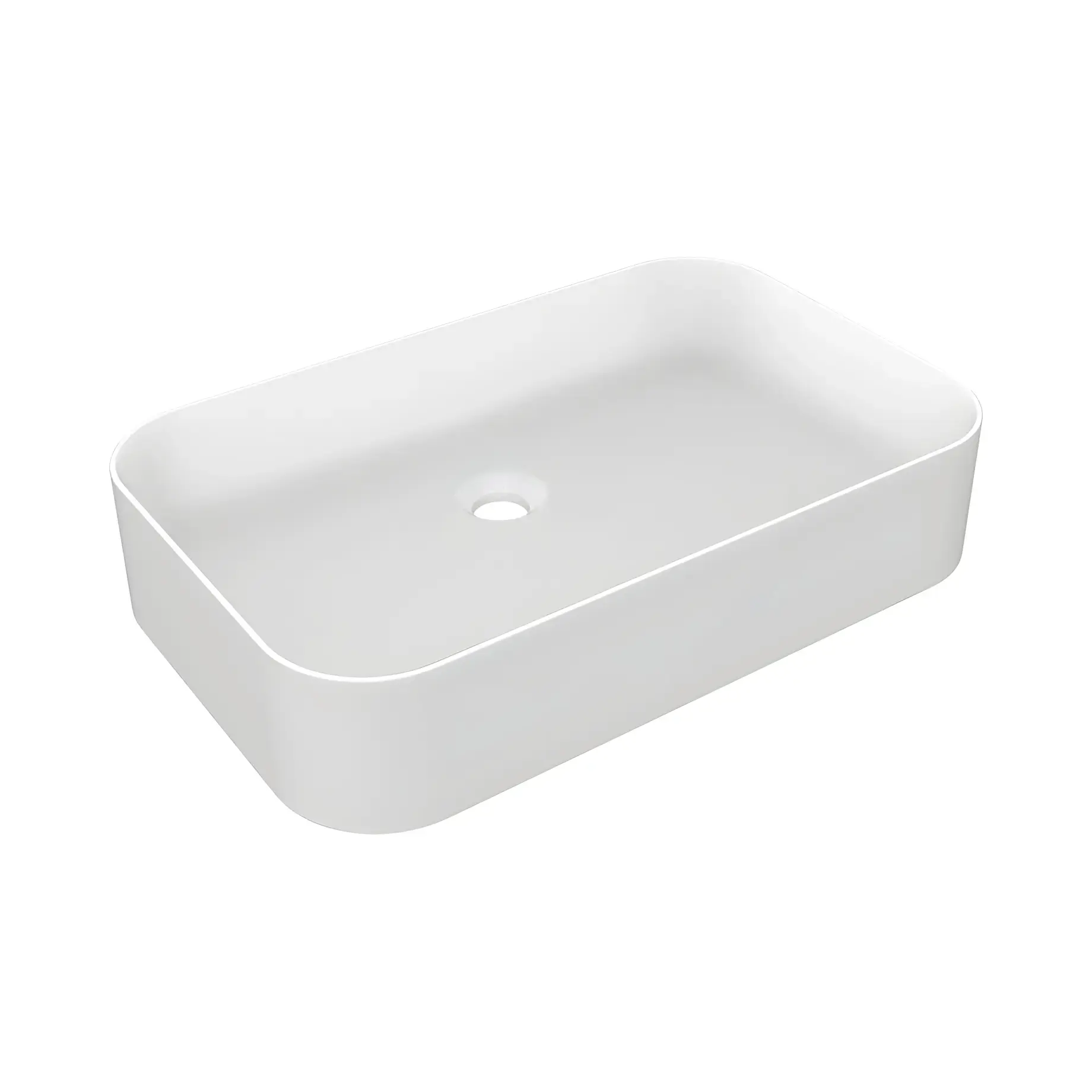 Раковина Tondo Производитель 43458-516 WHITE CERAMIC 60.4 x 38.4 см — вид спереди